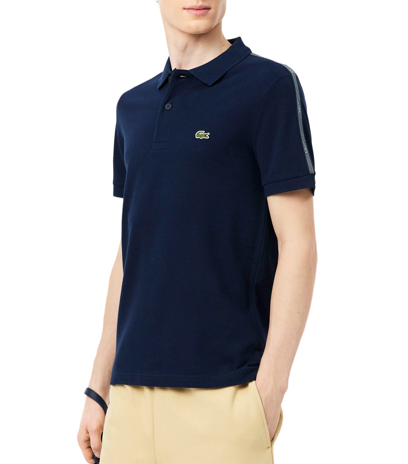 Regular Fit Logo Stripe Polo Shirt