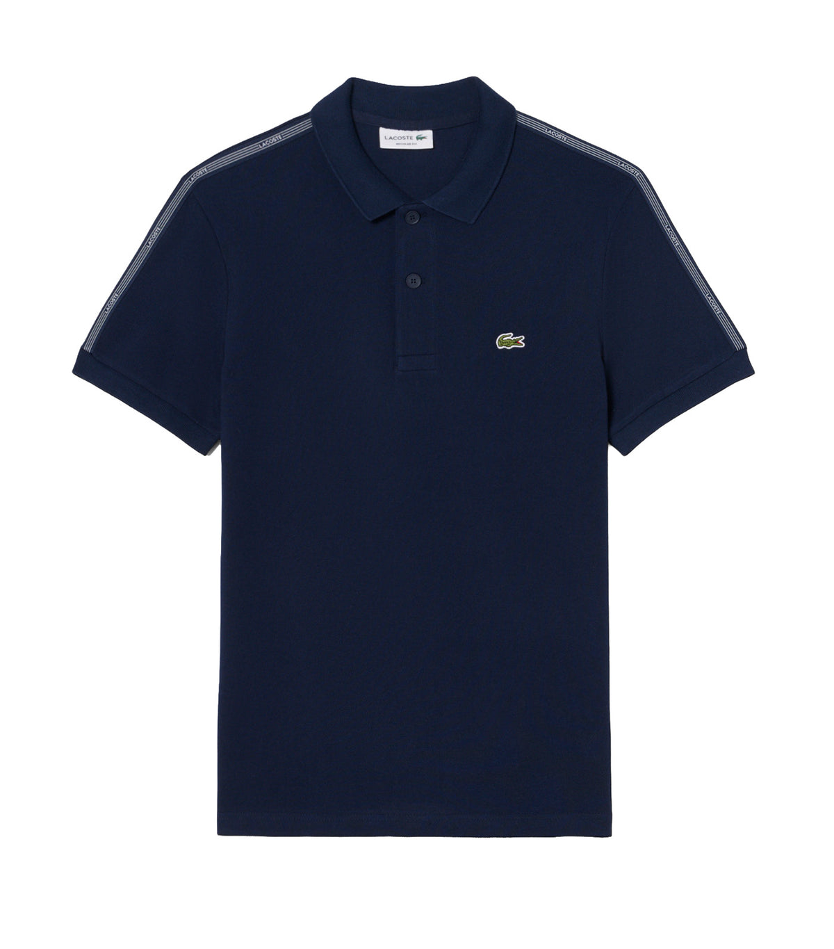Regular Fit Logo Stripe Polo Shirt Midnight Blue