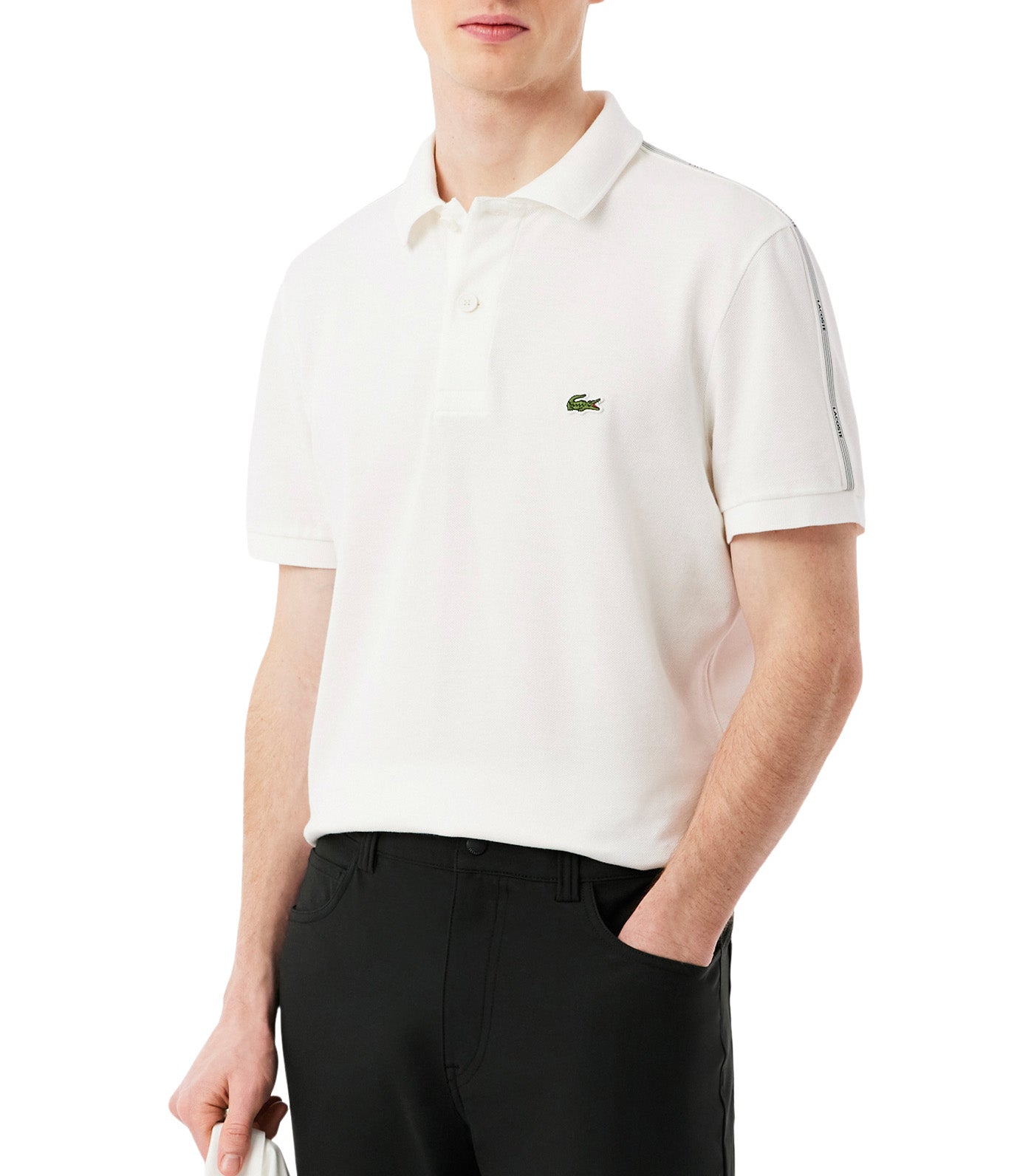 Regular Fit Logo Stripe Polo Shirt