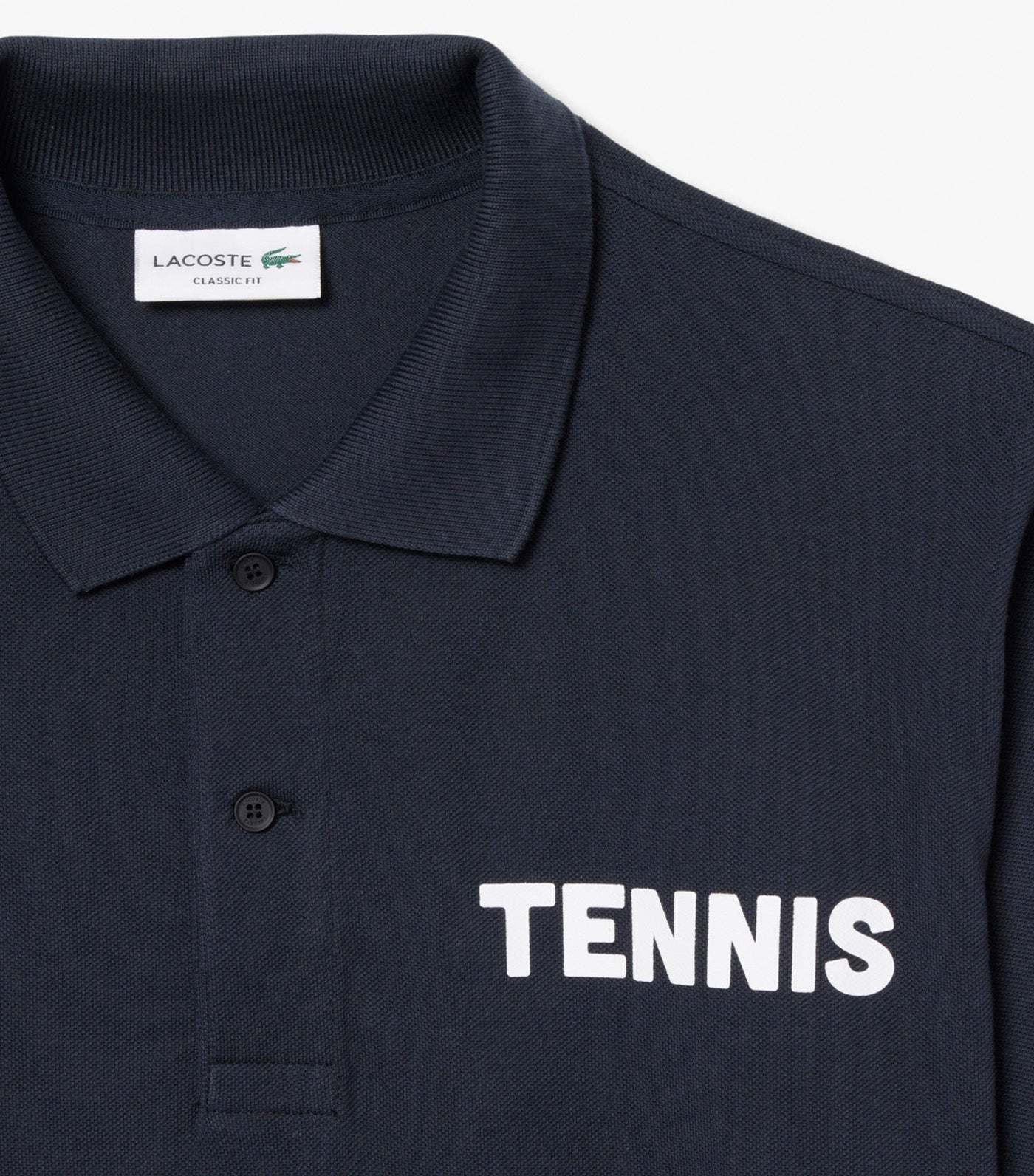 Classic Fit Printed Petit Piqué Polo Shirt