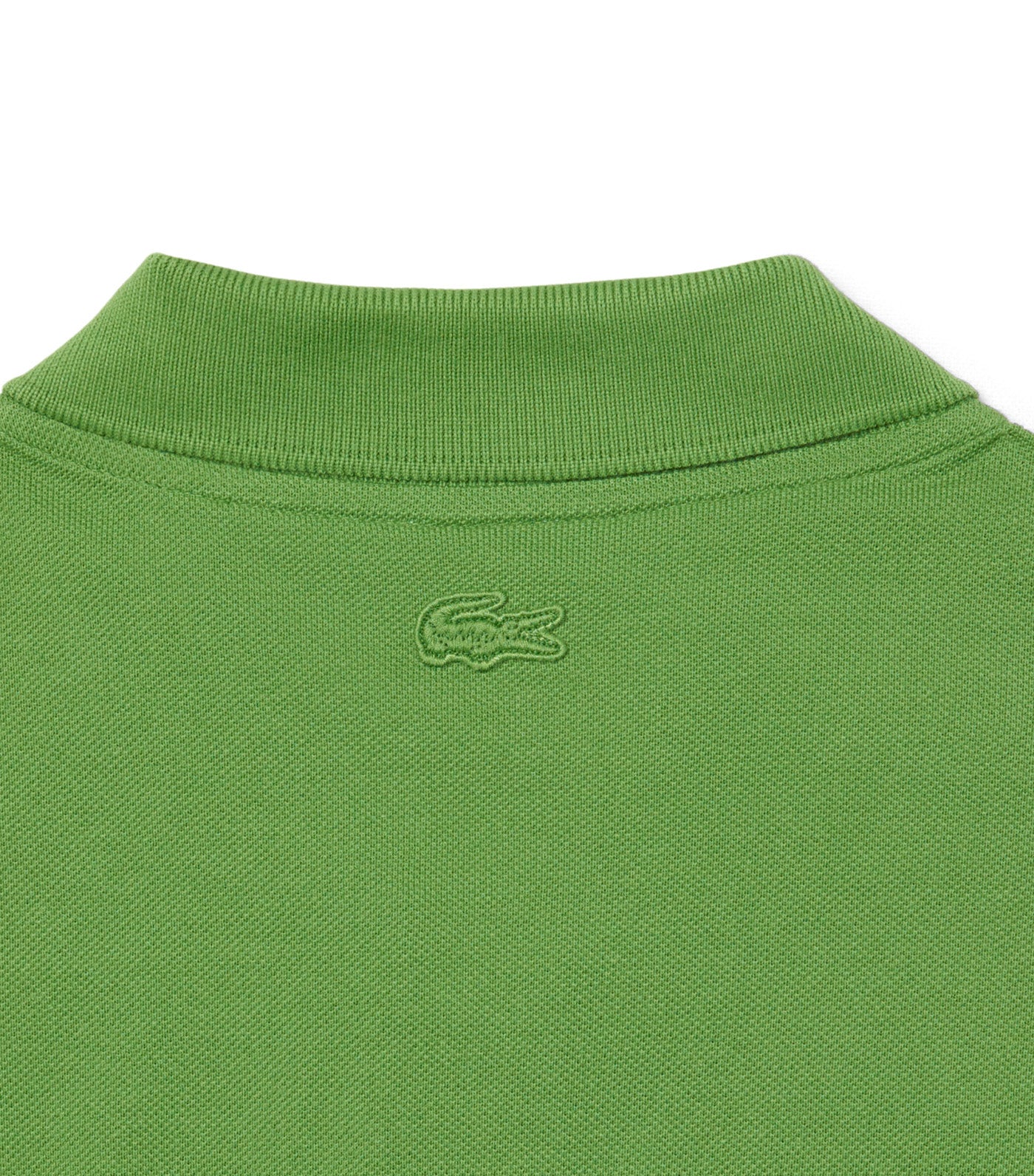 Lacoste Classic Fit Embroidery Detail Petit Piqué Polo Shirt Lamb's Lettuce