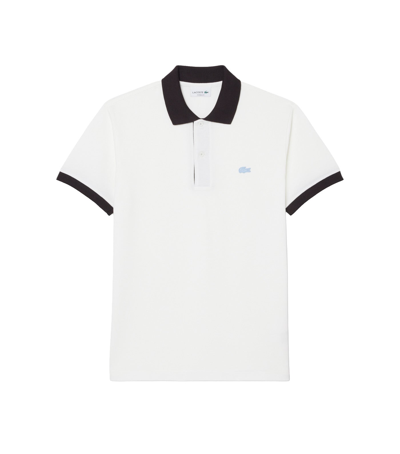 Classic Fit Contrast Rib Polo Shirt Flour/Buffalo
