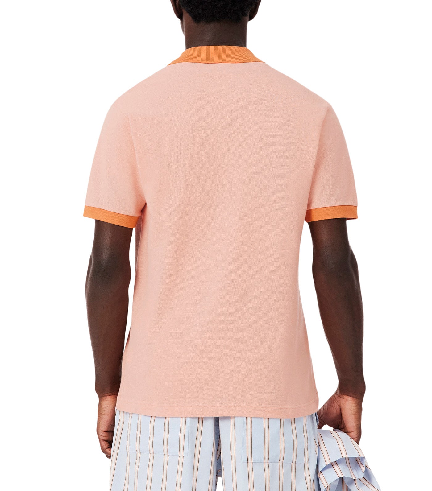 Classic Fit Contrast Rib Polo Shirt Miami/Blossom