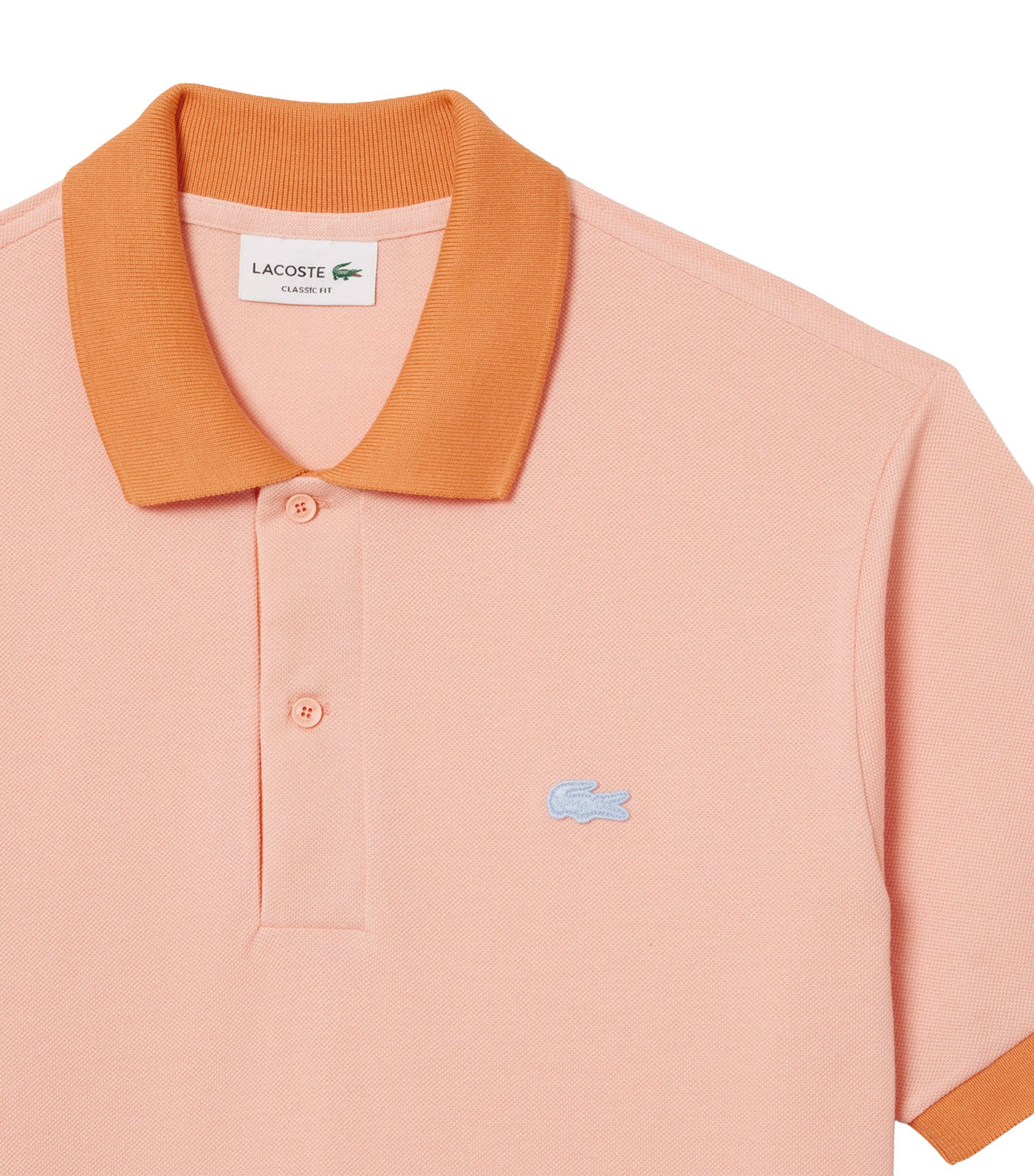 Classic Fit Contrast Rib Polo Shirt Miami/Blossom