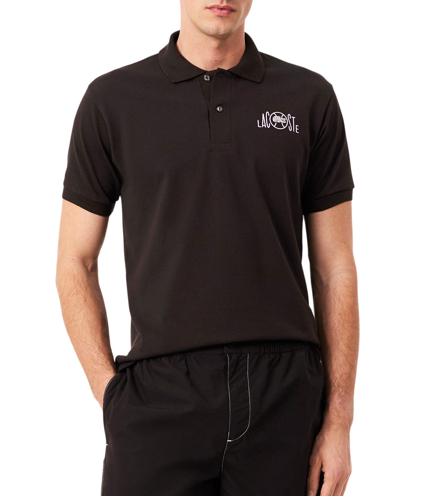 Classic Fit Graphic Branding Polo Shirt