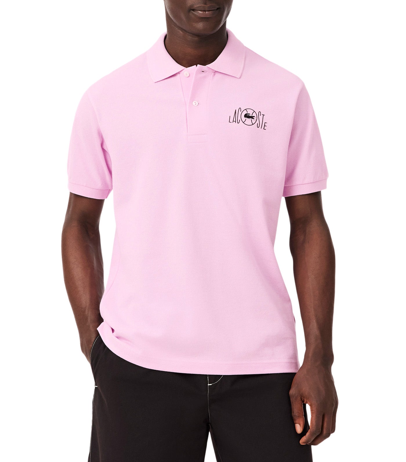Classic Fit Graphic Branding Polo Shirt