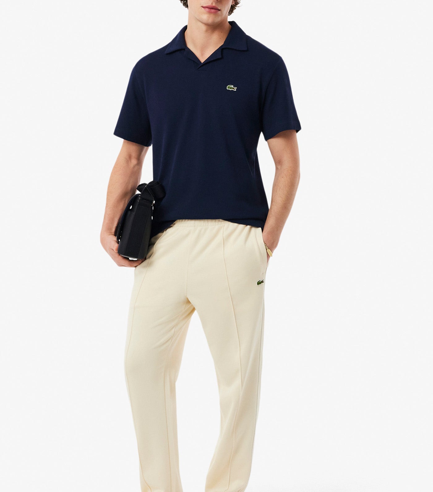 Classic Fit Cotton-Linen Polo Shirt