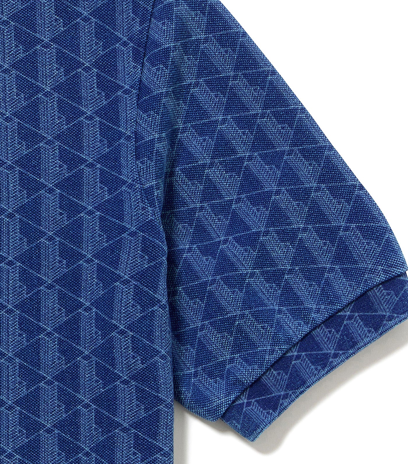 Monogram Print Piqué Polo Shirt