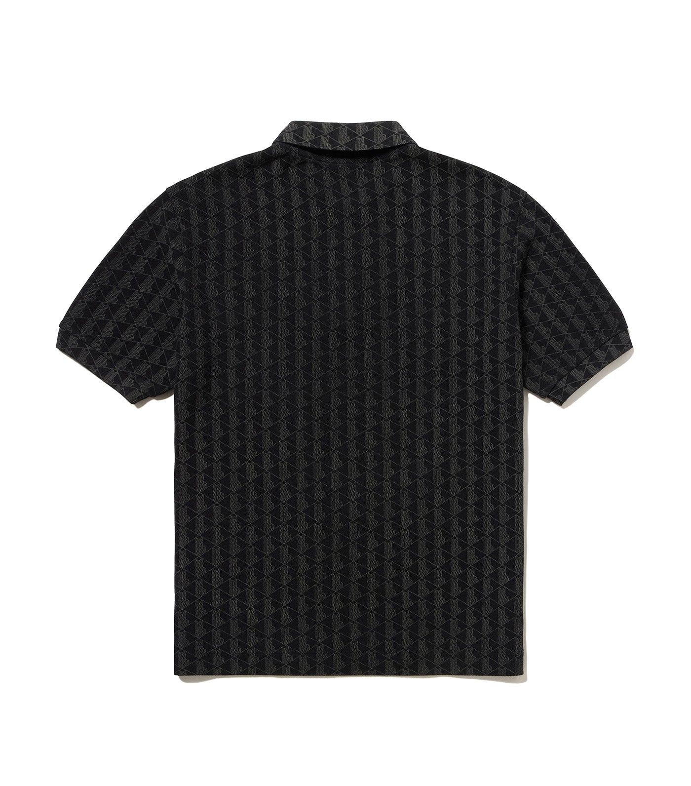 Monogram Print Piqué Polo Shirt