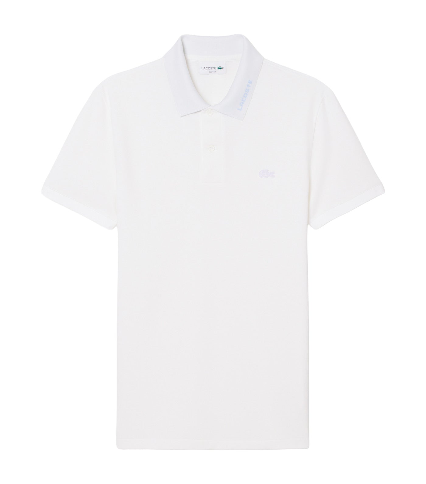 Slim Fit Jacquard Branded Piqué Polo Shirt