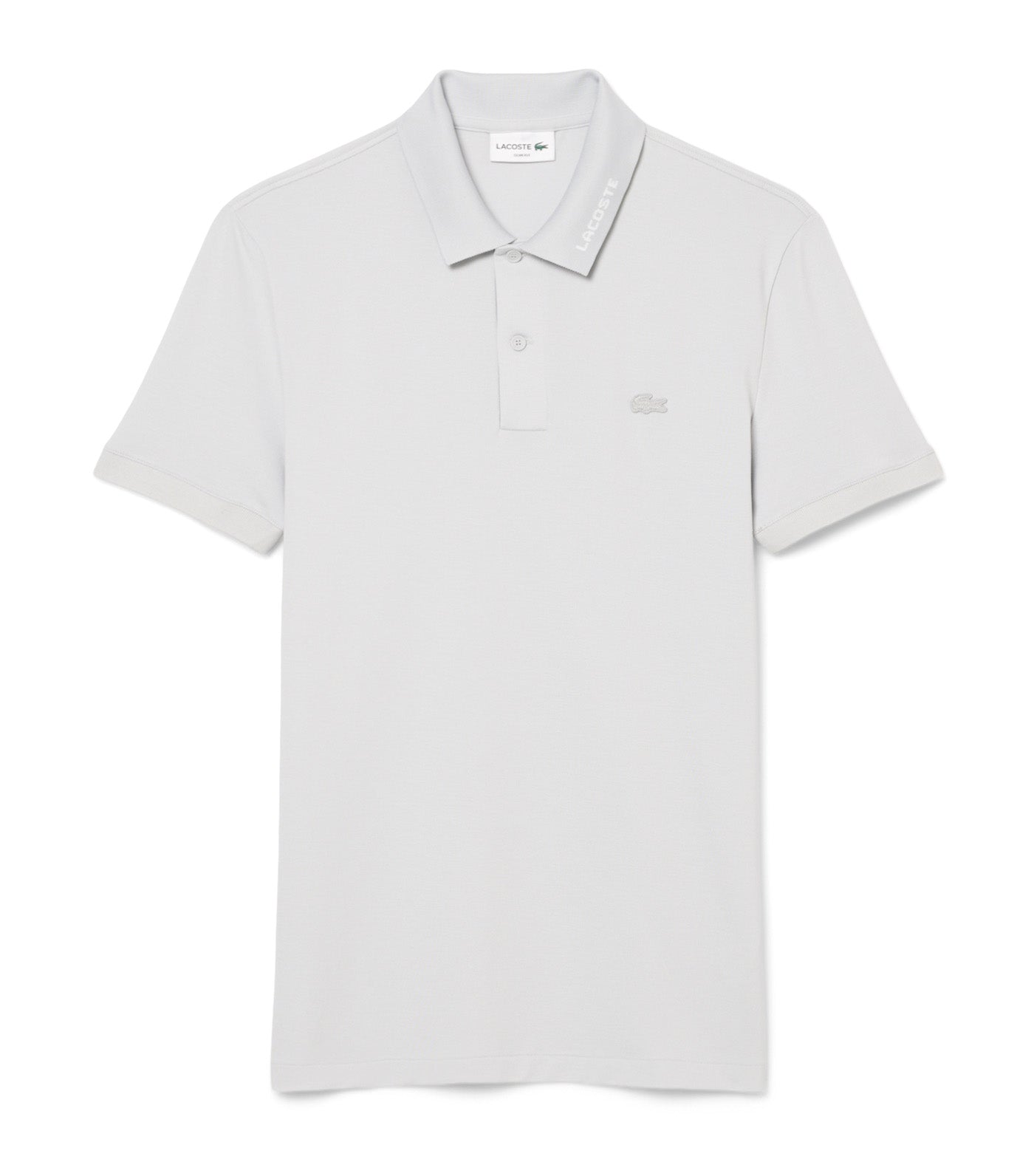 Slim Fit Jacquard Branded Piqué Polo Shirt