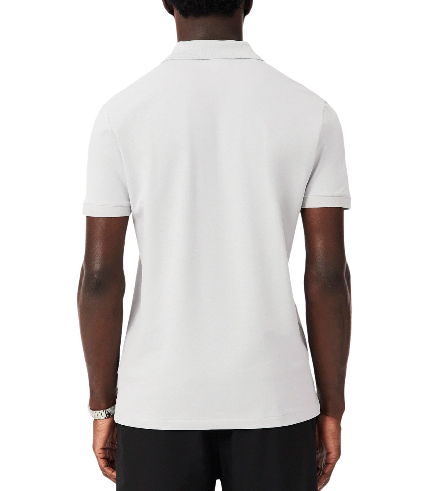 Slim Fit Jacquard Branded Piqué Polo Shirt