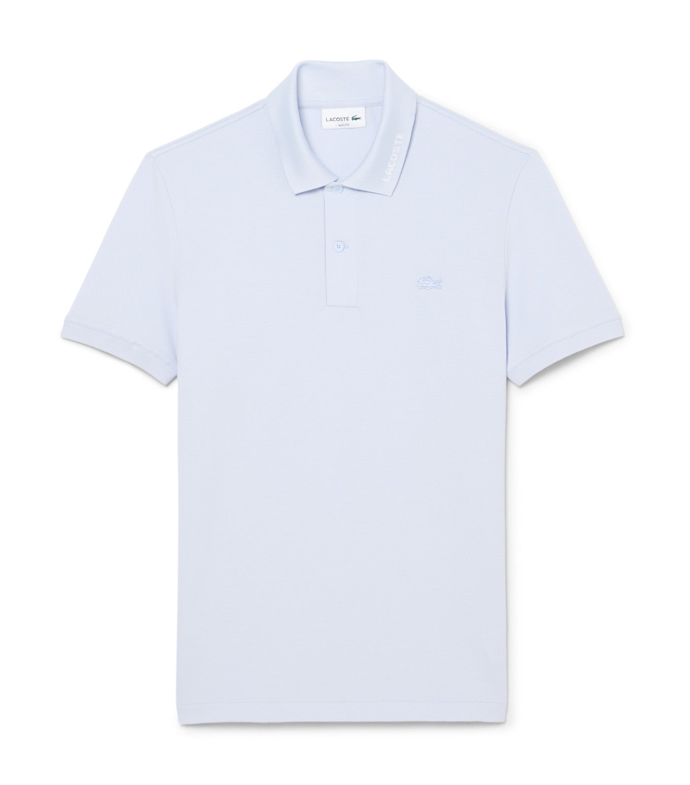 Slim Fit Jacquard Branded Piqué Polo Shirt