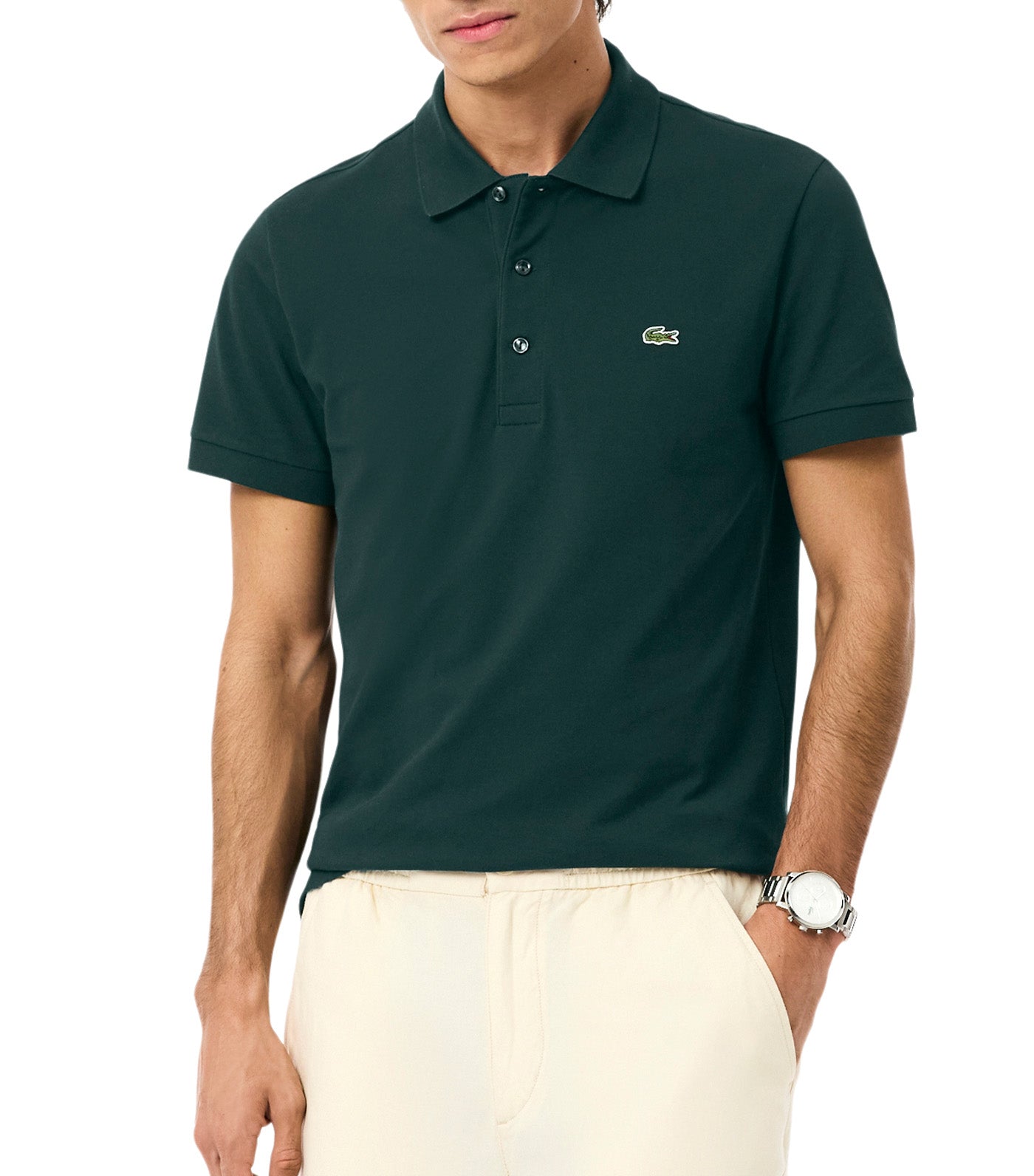 Slim Fit Stretch Piqué Polo Shirt