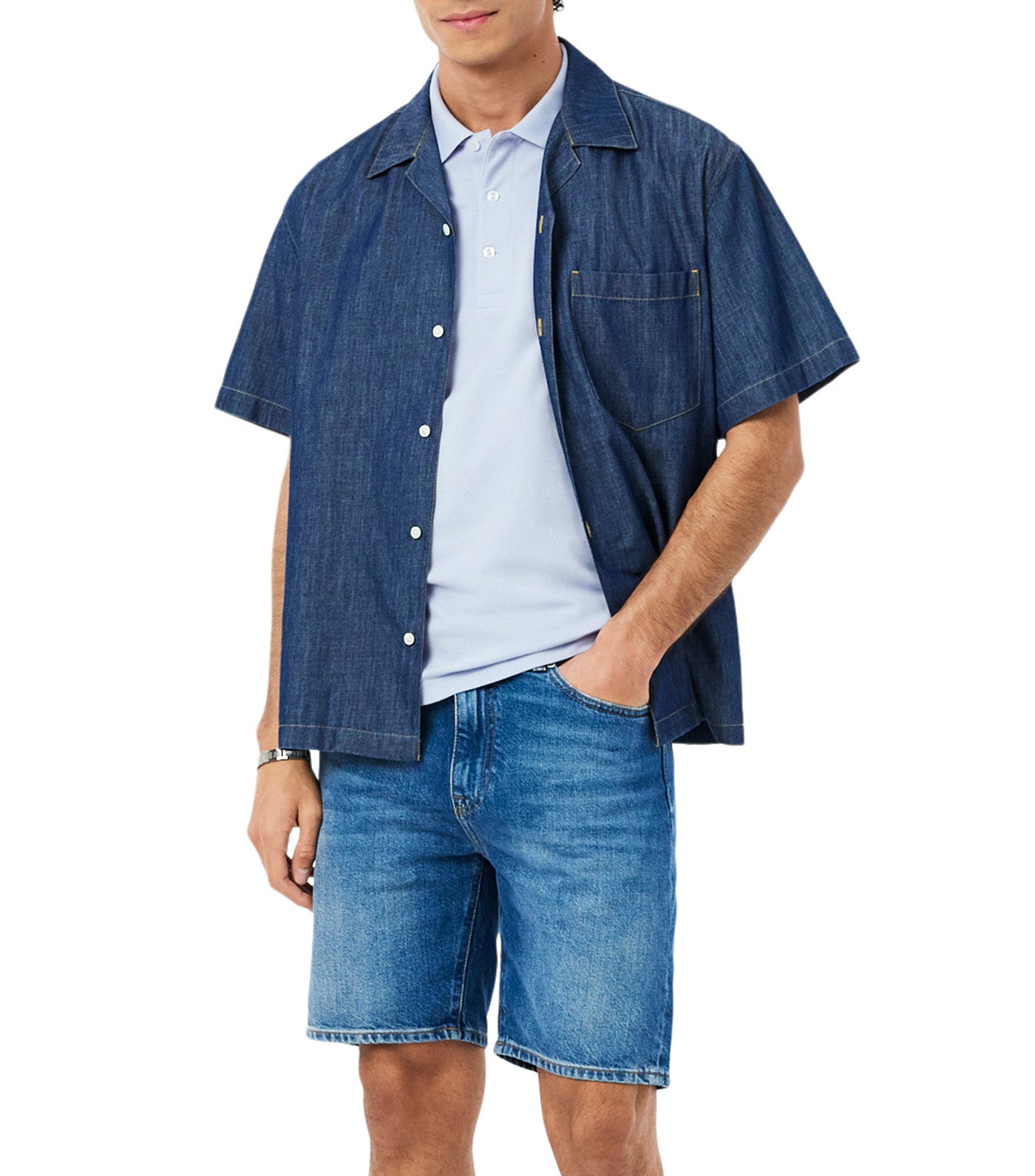 Slim Fit Stretch Piqué Polo Shirt