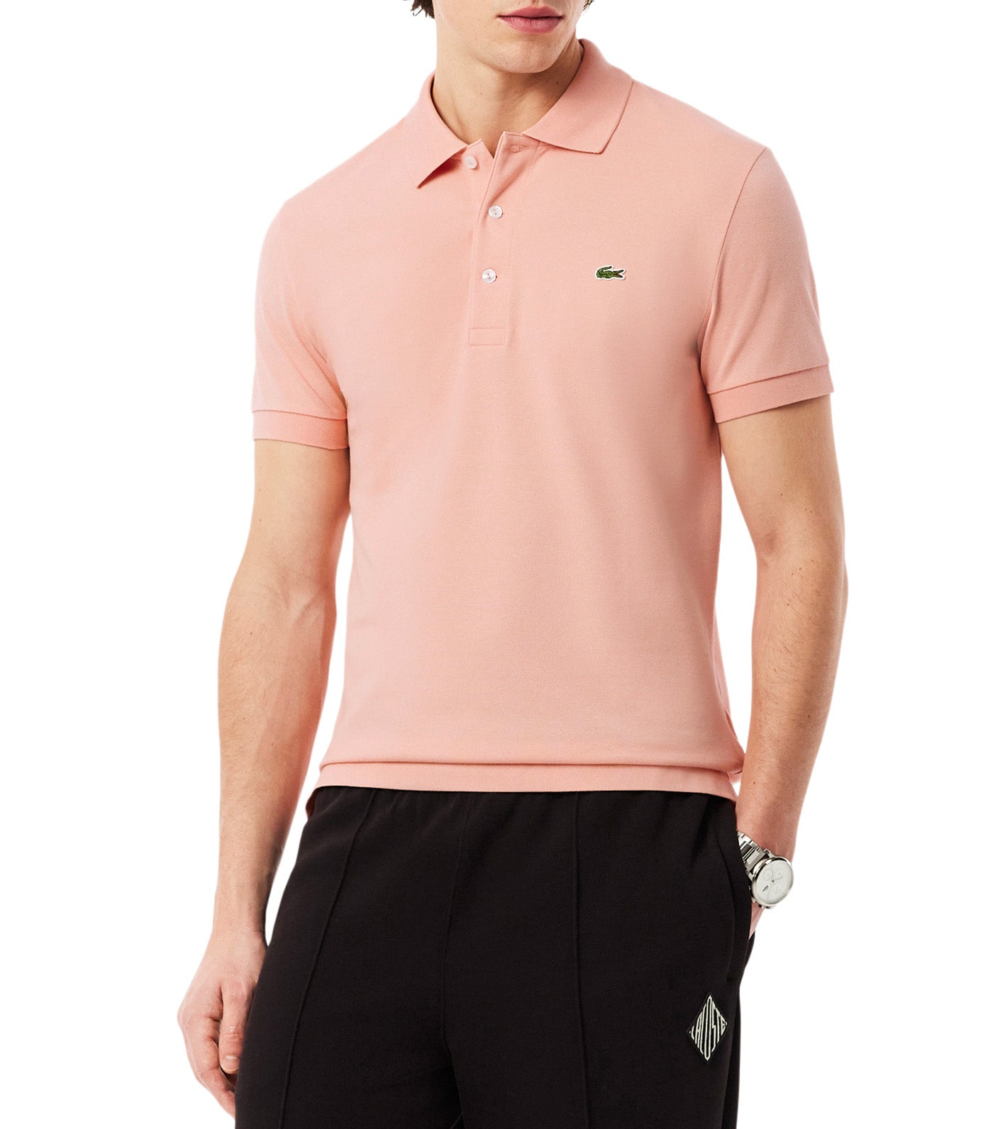 Slim Fit Stretch Piqué Polo Shirt