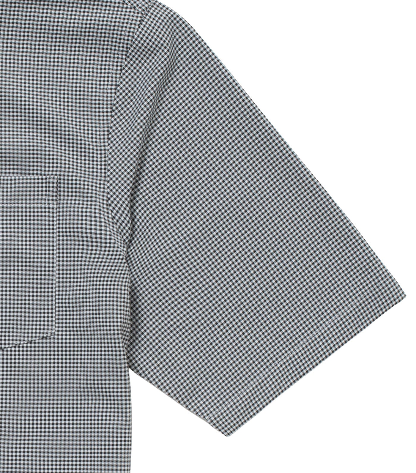 Checked Piqué Polo Black