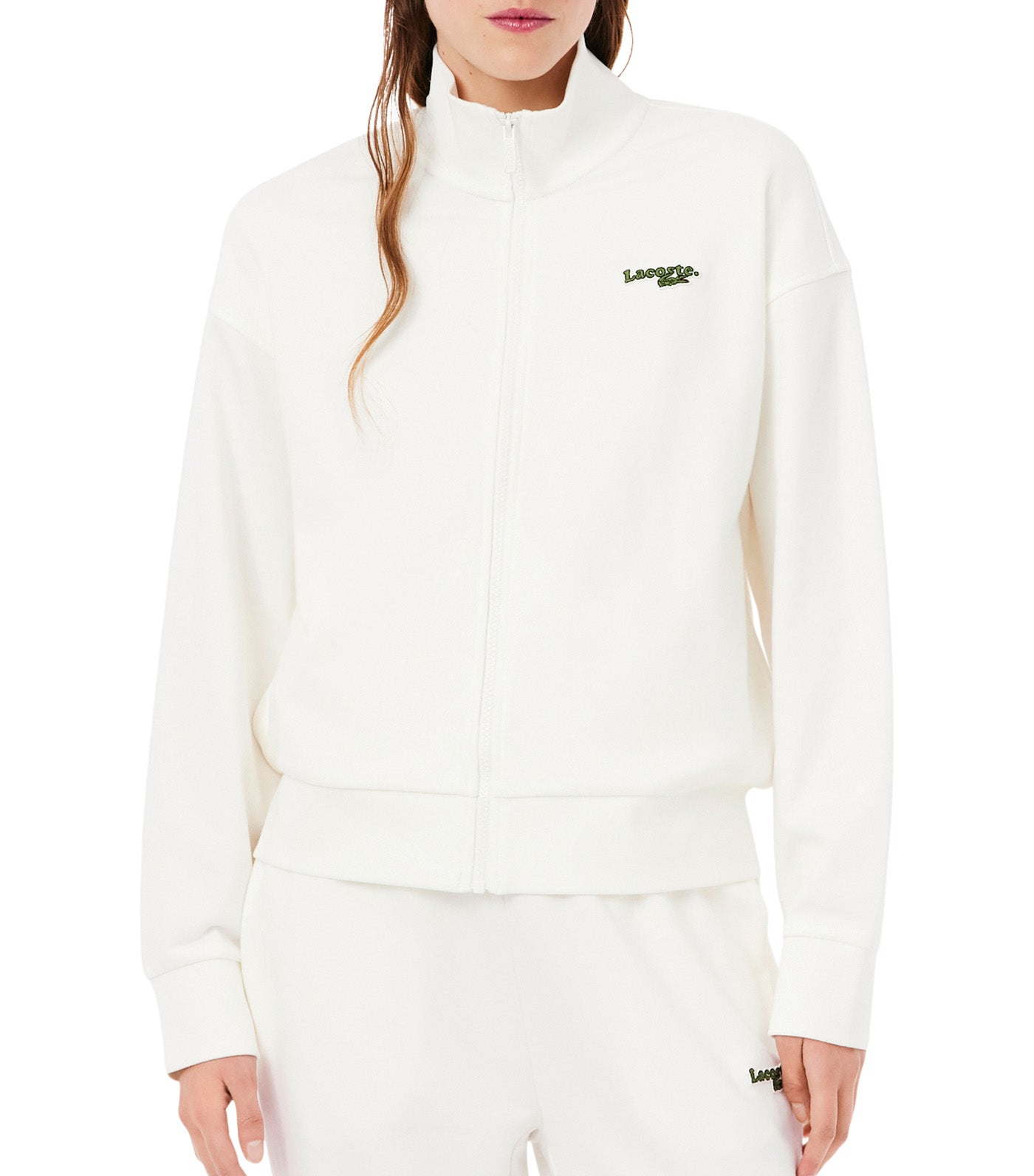 Relaxed Fit Zipped Badge Sweatshirt