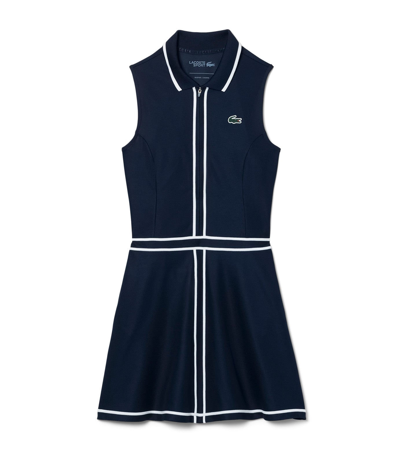 Ultra Dry Heritage Trim Golf Dress Navy Blue/White-Navy Blue