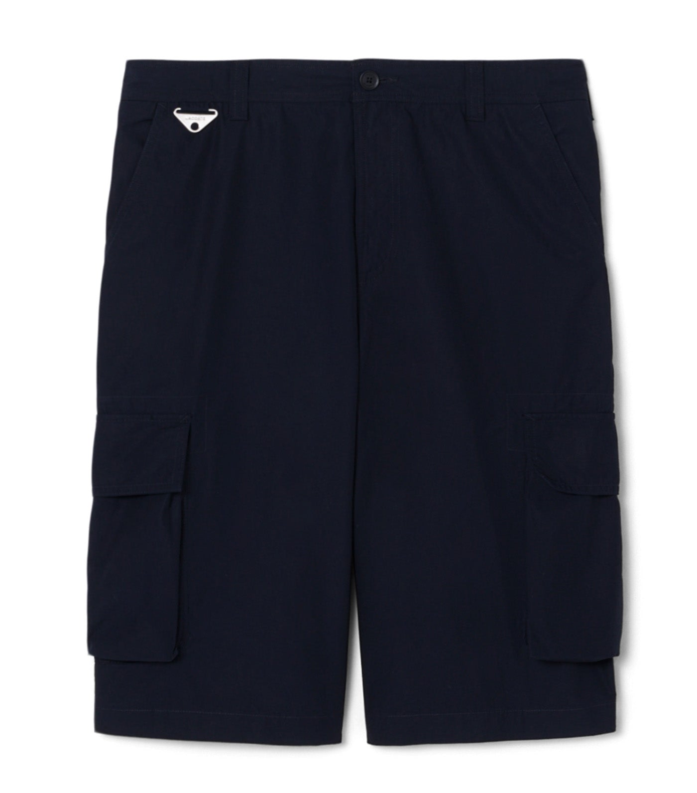 Lacoste Straight Fit Cotton Twill Cargo Bermuda Shorts Abysm