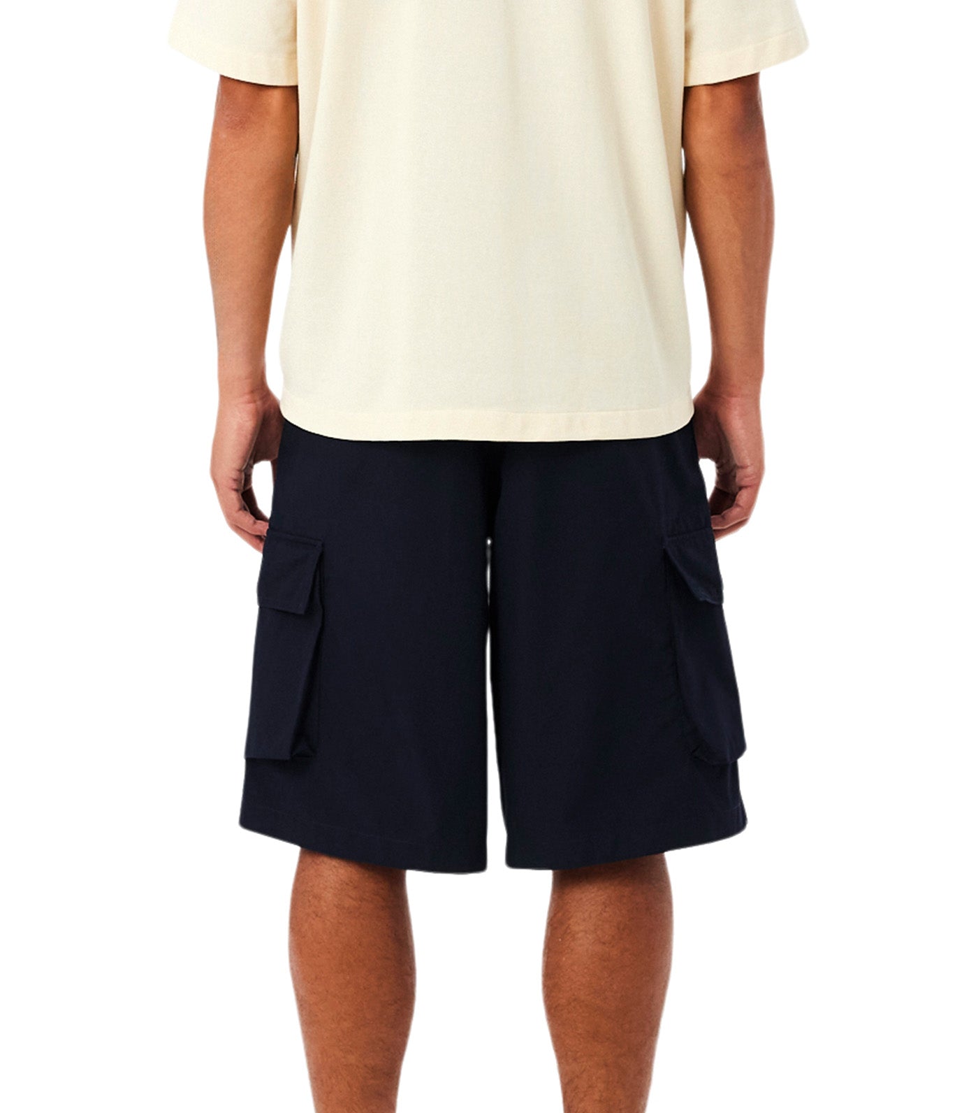 Lacoste Straight Fit Cotton Twill Cargo Bermuda Shorts Abysm
