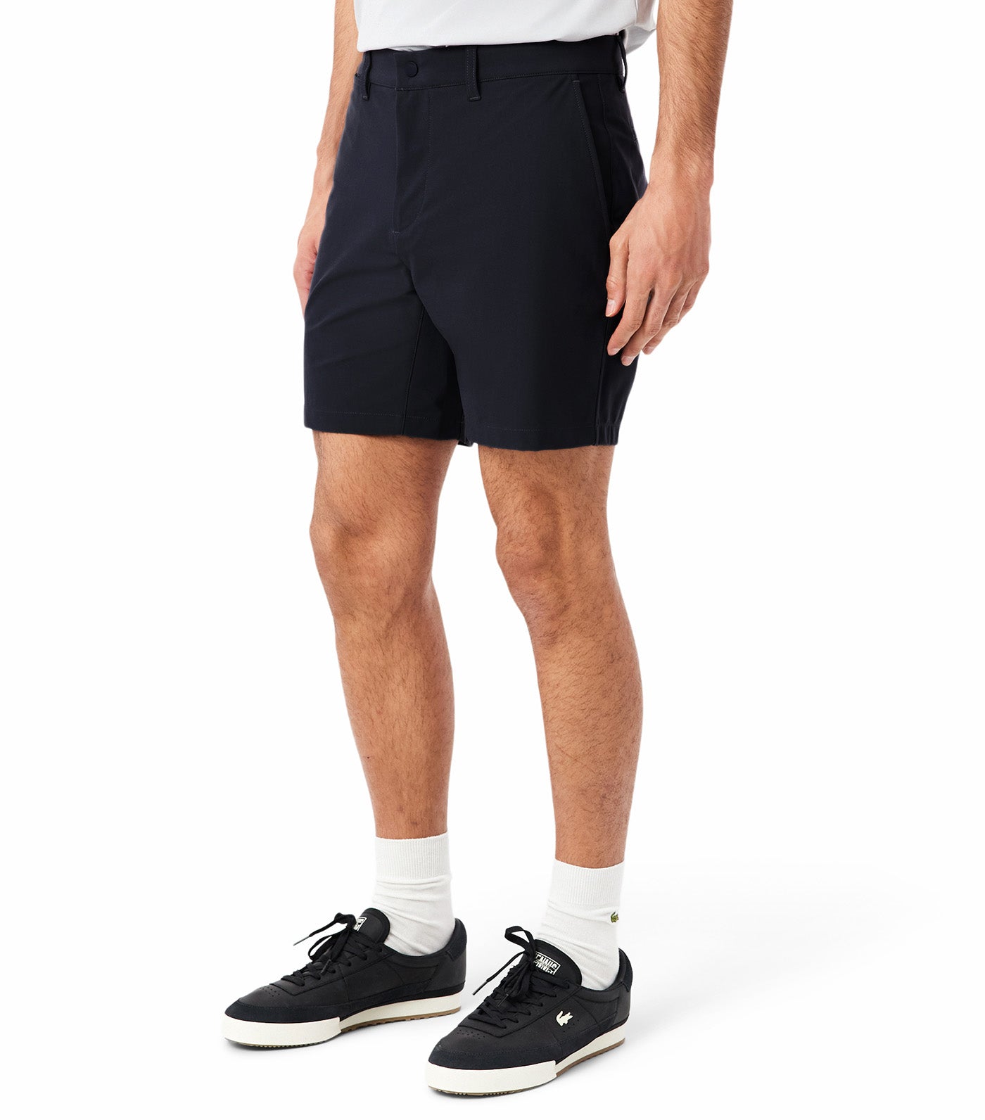 Regular Fit Stretch Cotton Chino Bermuda Shorts Abysm