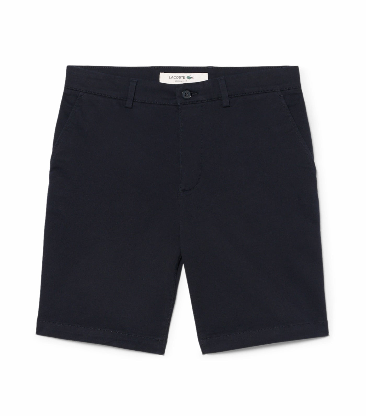 Regular Fit Stretch Cotton Chino Bermuda Shorts Abysm