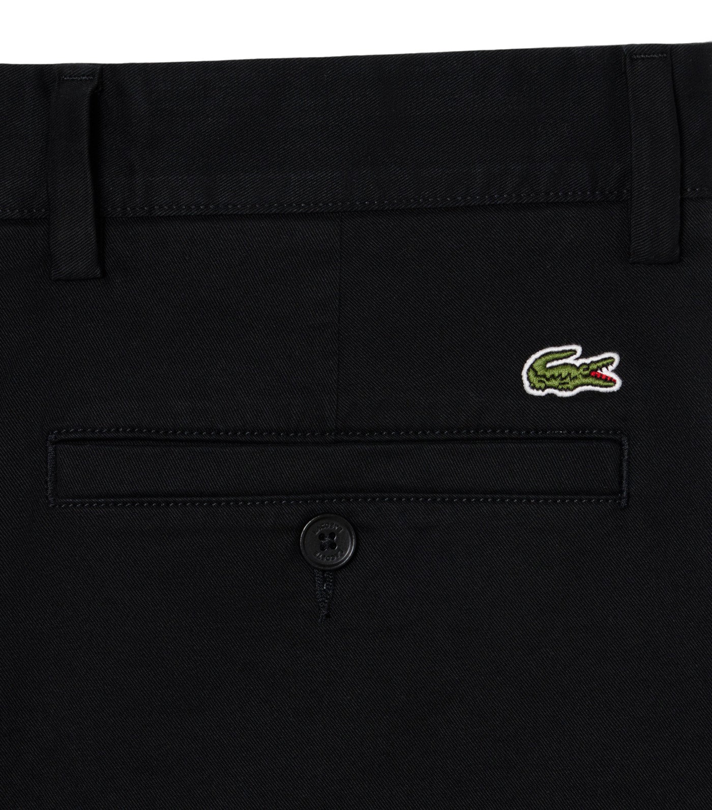 Lacoste Stretch Twill Chino Shorts Black