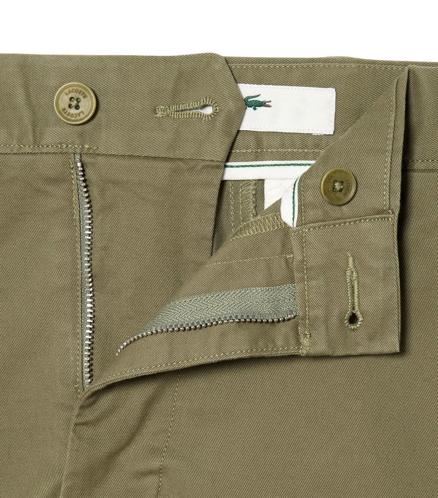 Lacoste Stretch Twill Chino Shorts Khaki