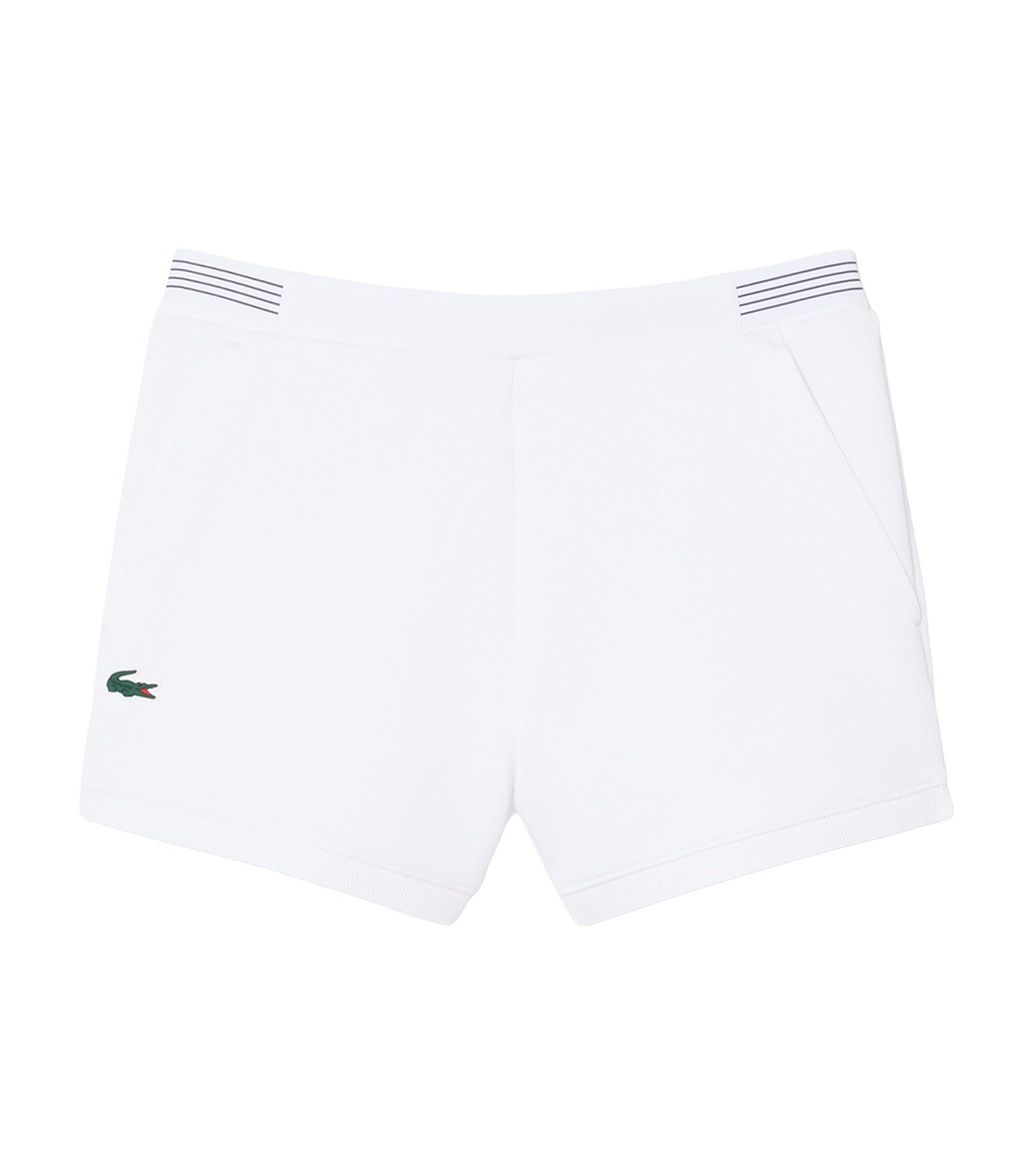 Ultra Dry Badge Accent Tennis Heritage Shorts White