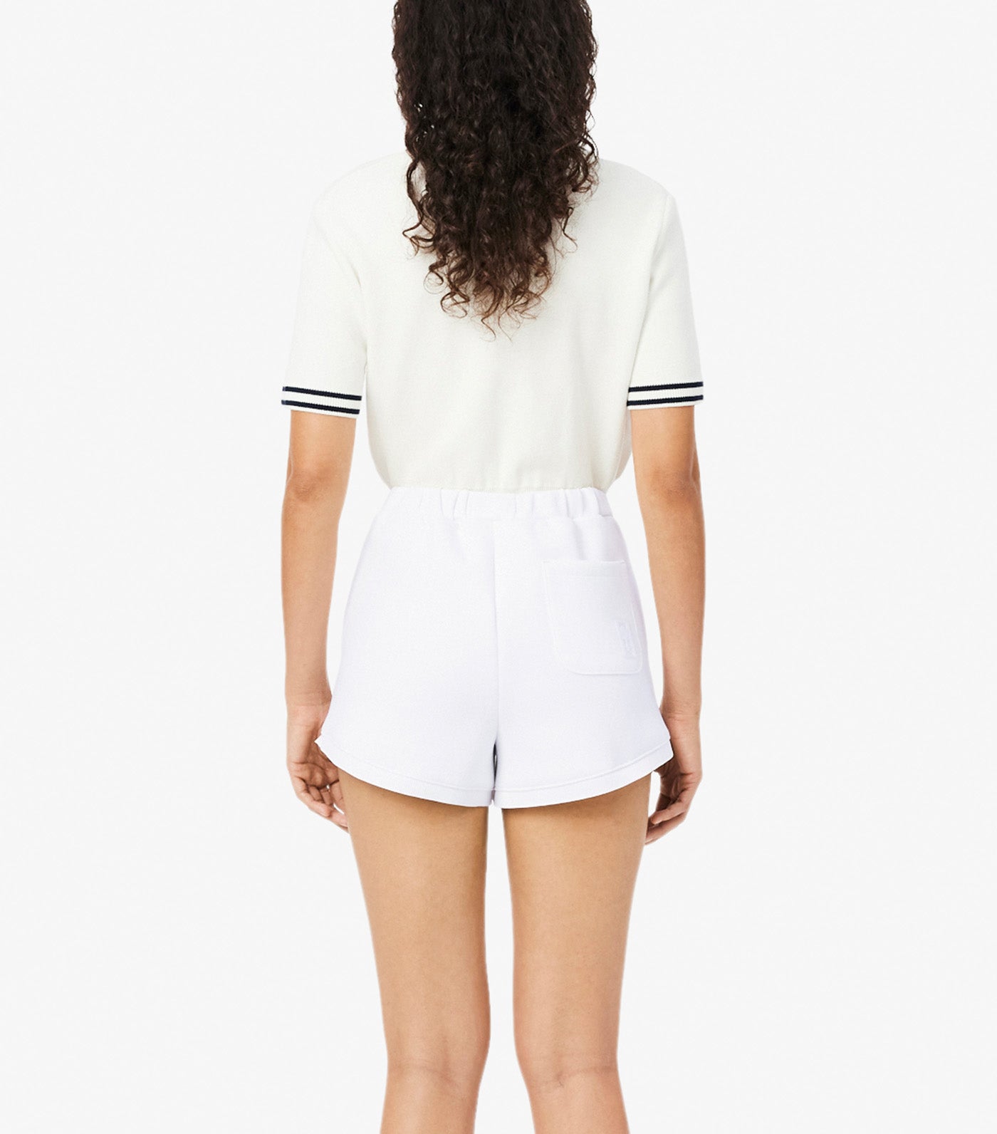 Ultra Dry Badge Accent Tennis Heritage Shorts White