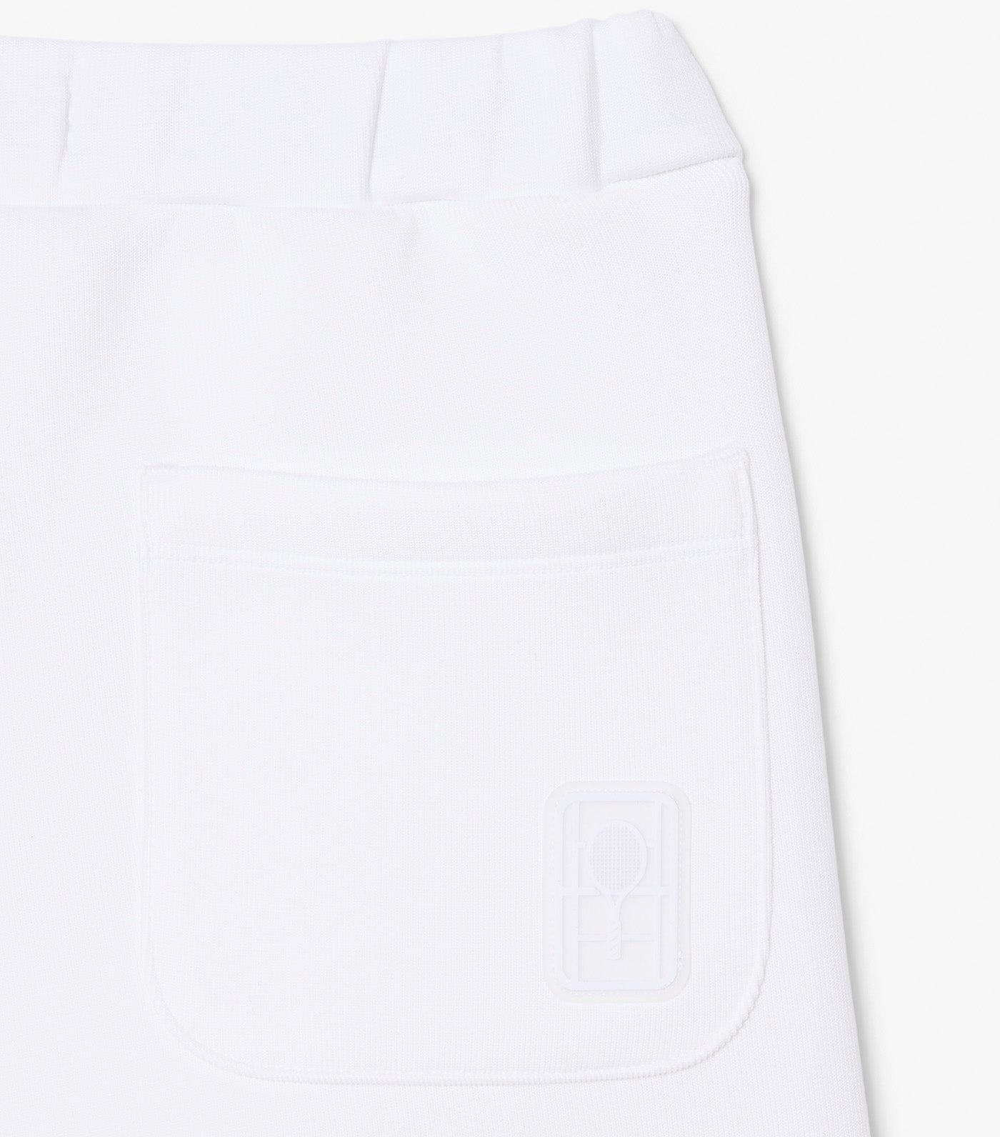Ultra Dry Badge Accent Tennis Heritage Shorts White