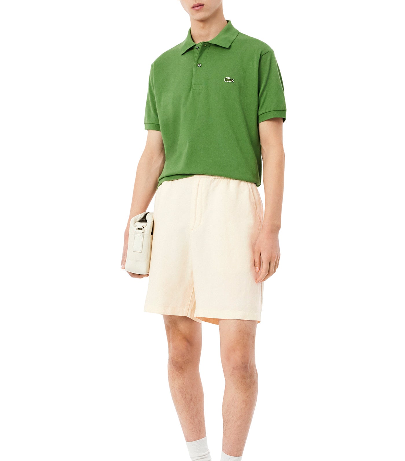 Regular Fit Linen Blend Twill Shorts Naturel Clair