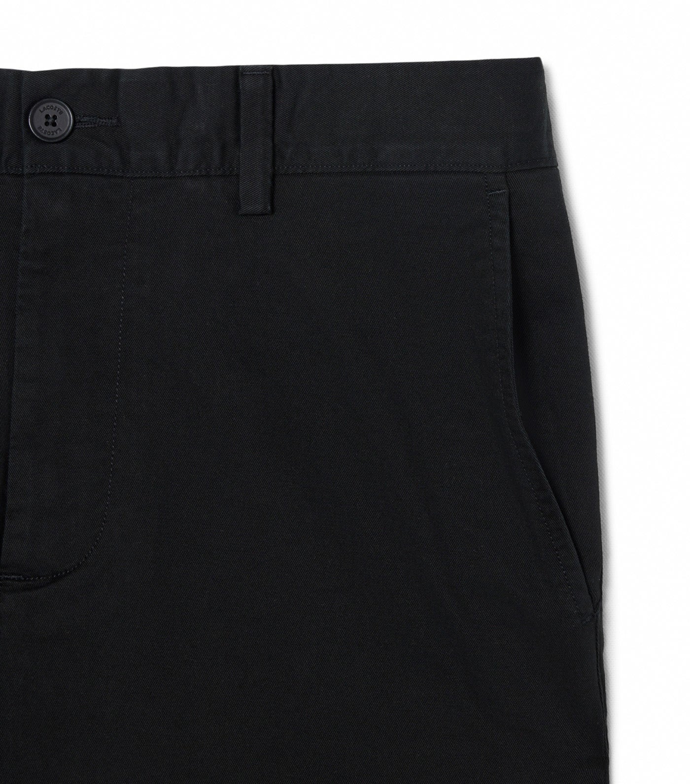 Slim Fit Stretch Twill Chino Pants Black