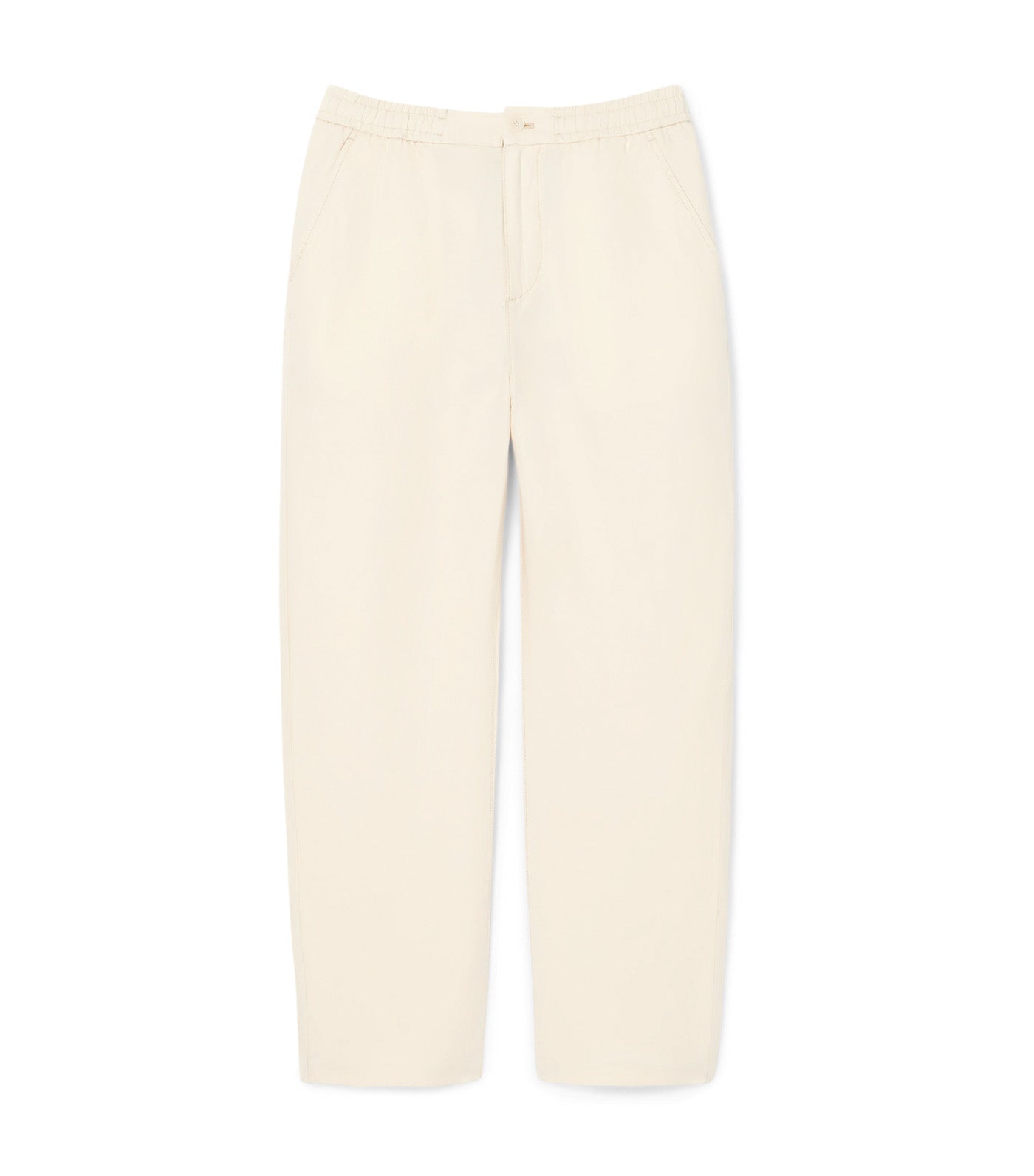 Lacoste Regular Fit Linen Chino Pants Naturel Clair 