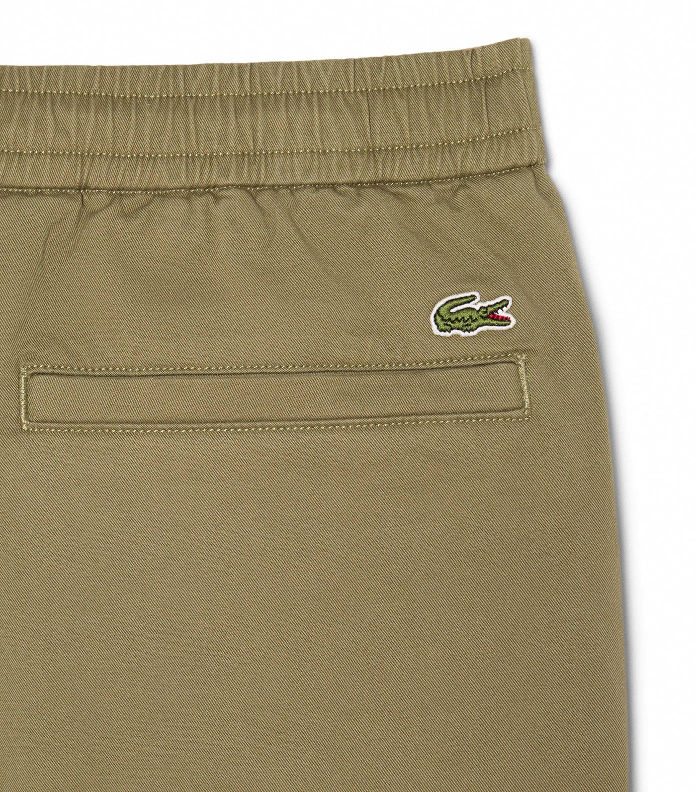 Regular Fit Cotton Twill Chino Pants Khaki