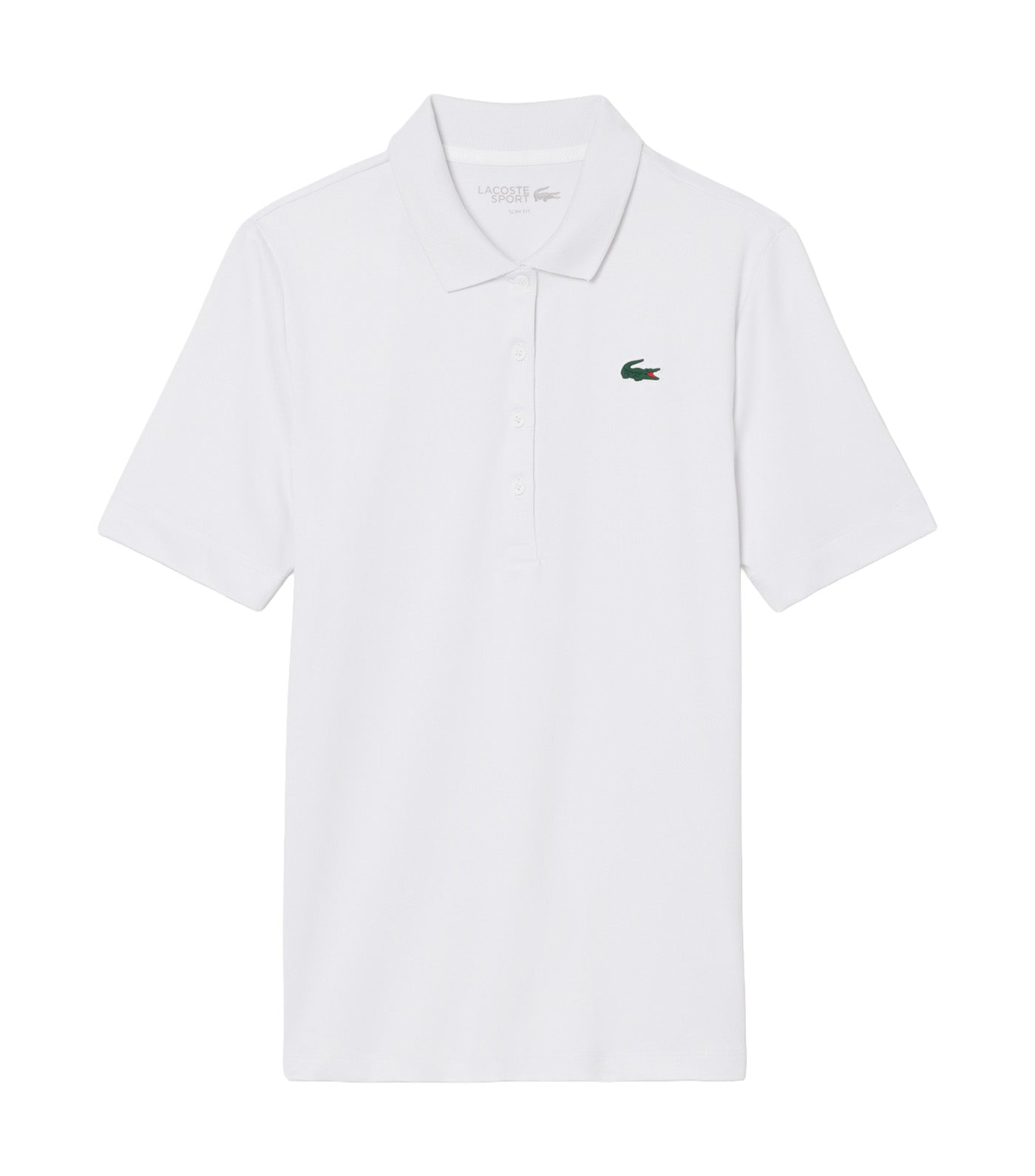 Slim Fit UV Protect Stretch Golf Polo Shirt White
