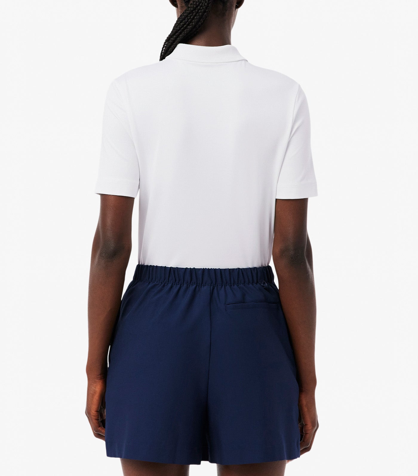 Slim Fit UV Protect Stretch Golf Polo Shirt White