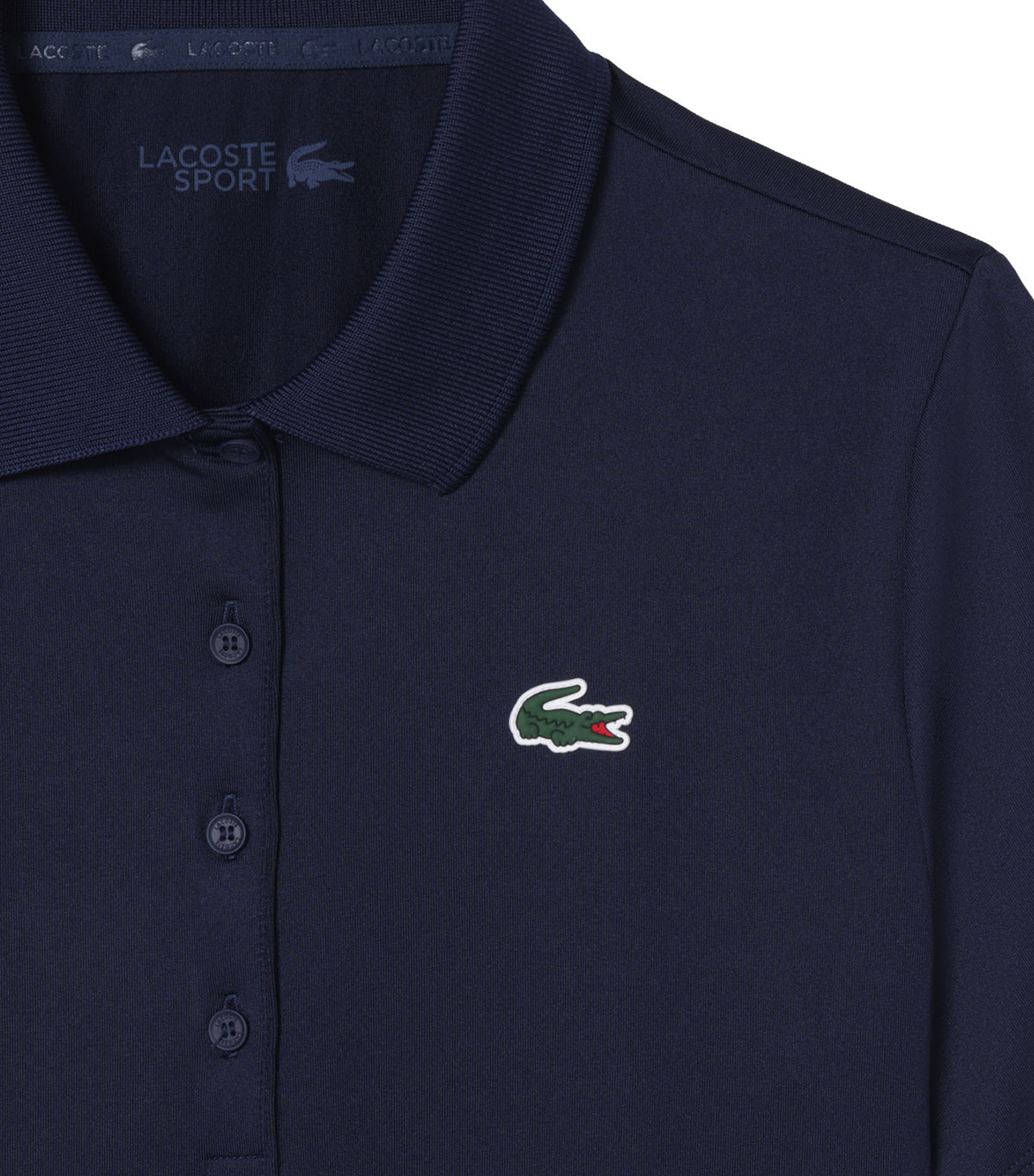 Slim Fit UV Protect Stretch Golf Polo Shirt Navy Blue