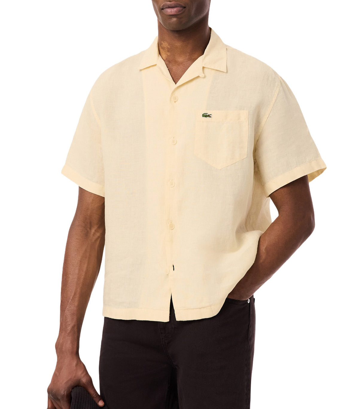 Relaxed Fit Linen Shirt Naturel Clair