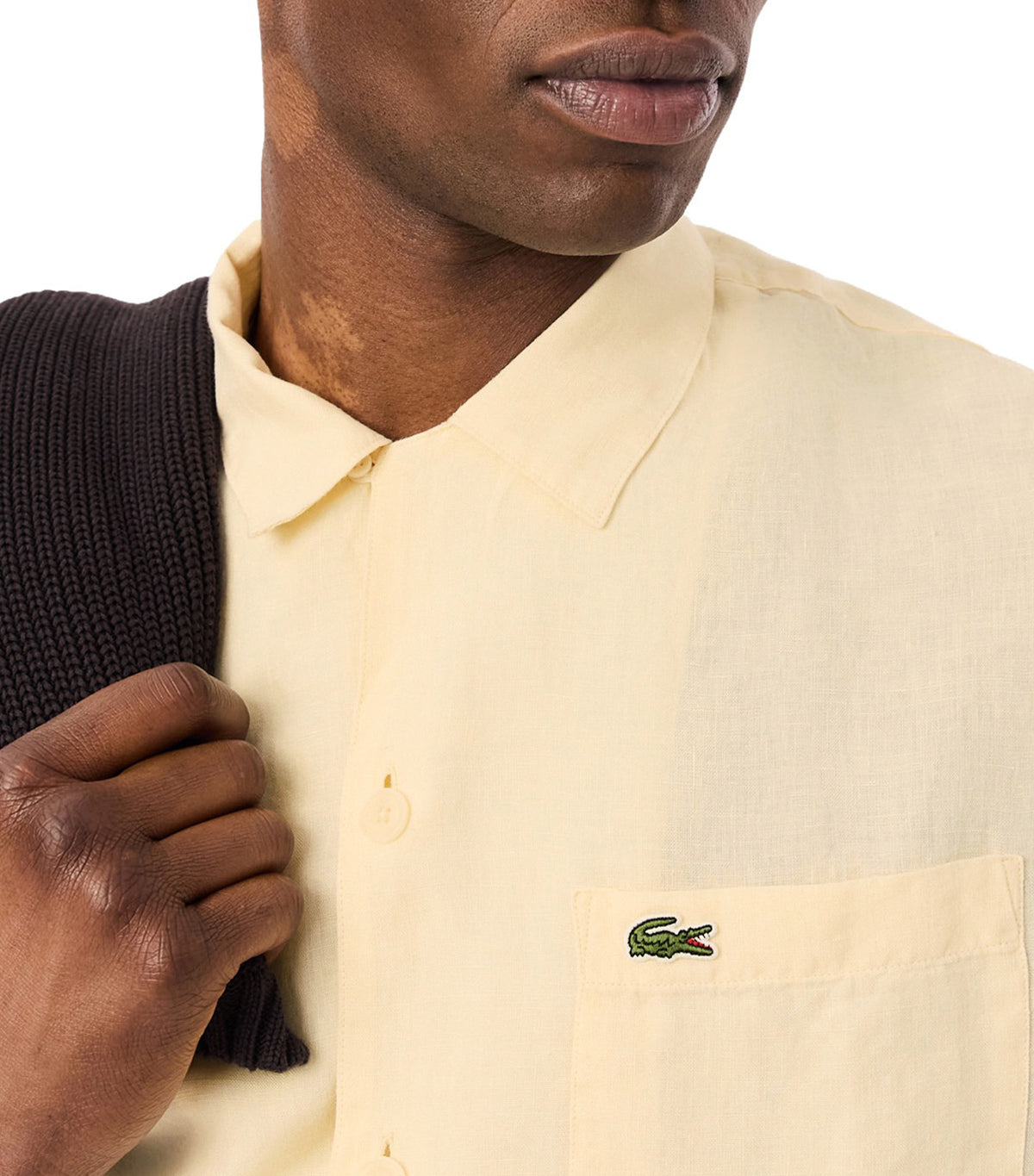 Relaxed Fit Linen Shirt Naturel Clair