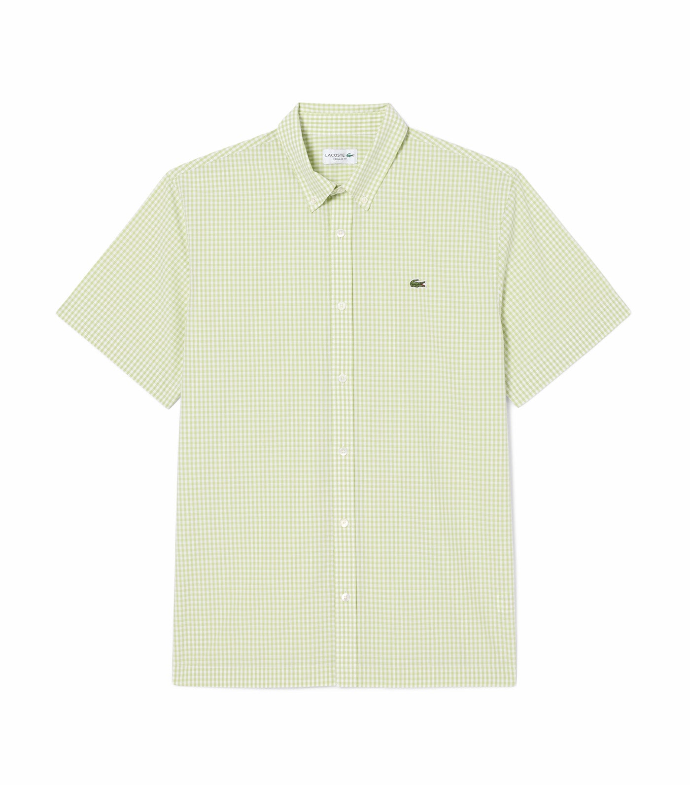 Regular Fit Short Sleeved Plaid Shirt