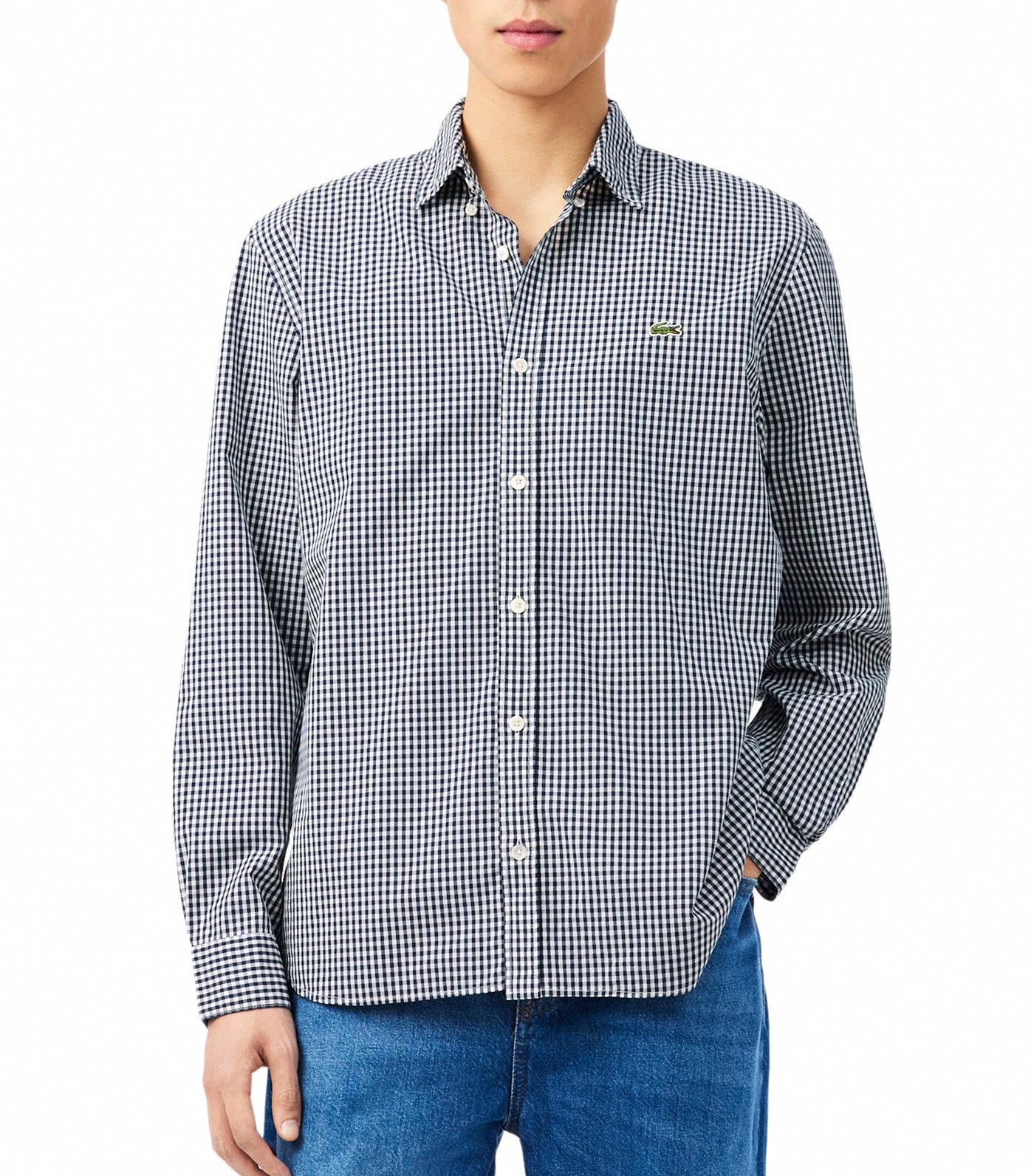 Regular Fit Plaid Poplin Shirt