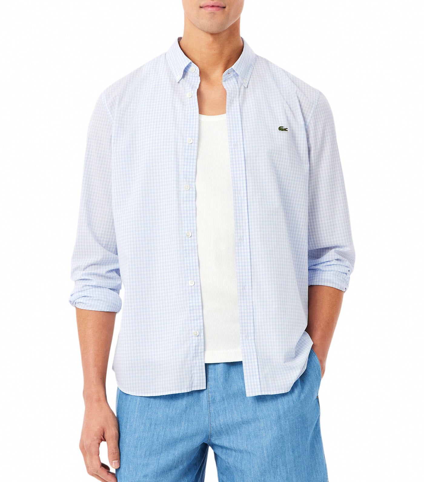 Regular Fit Plaid Poplin Shirt