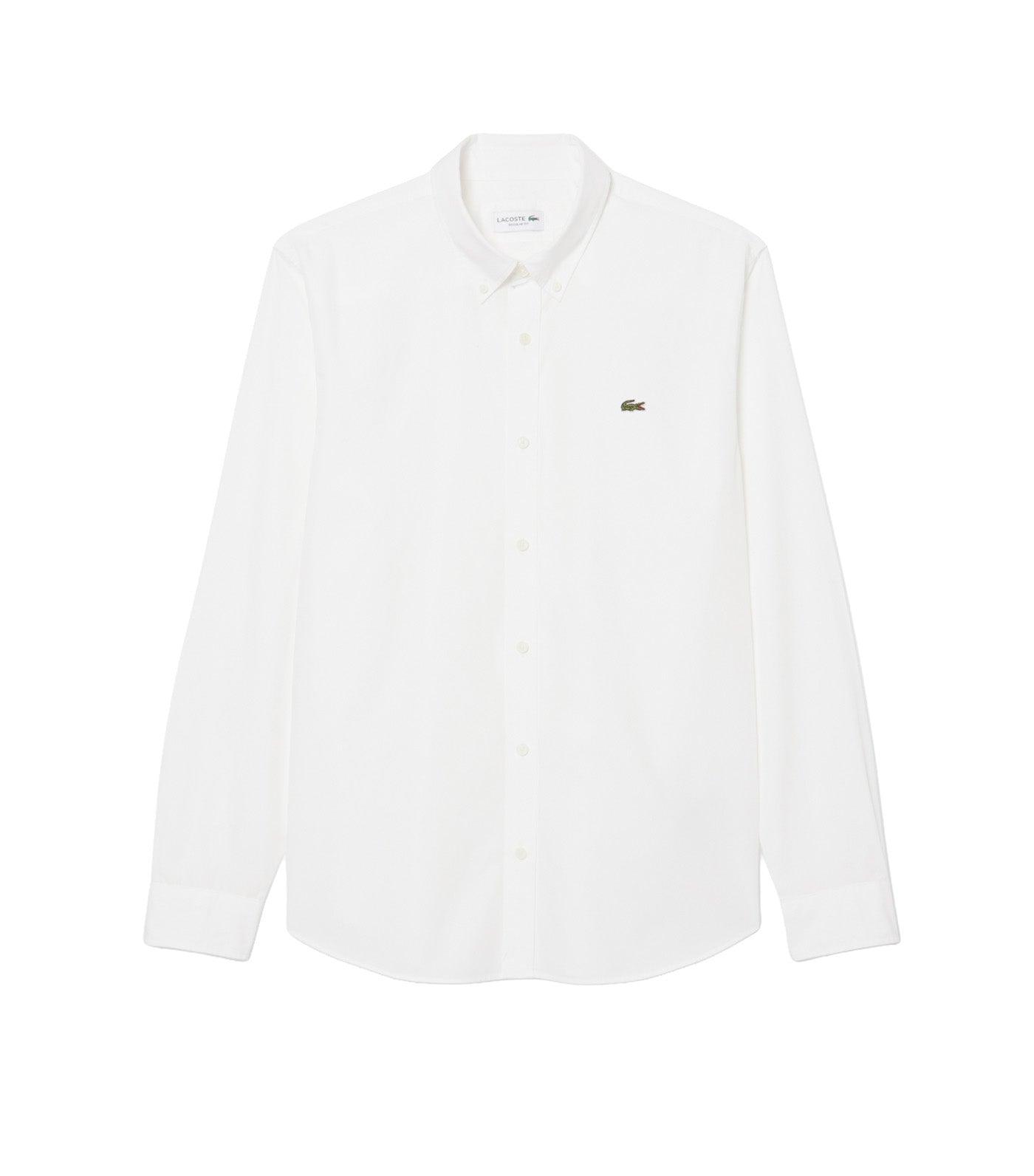 Regular Fit Stretch Poplin Shirt White