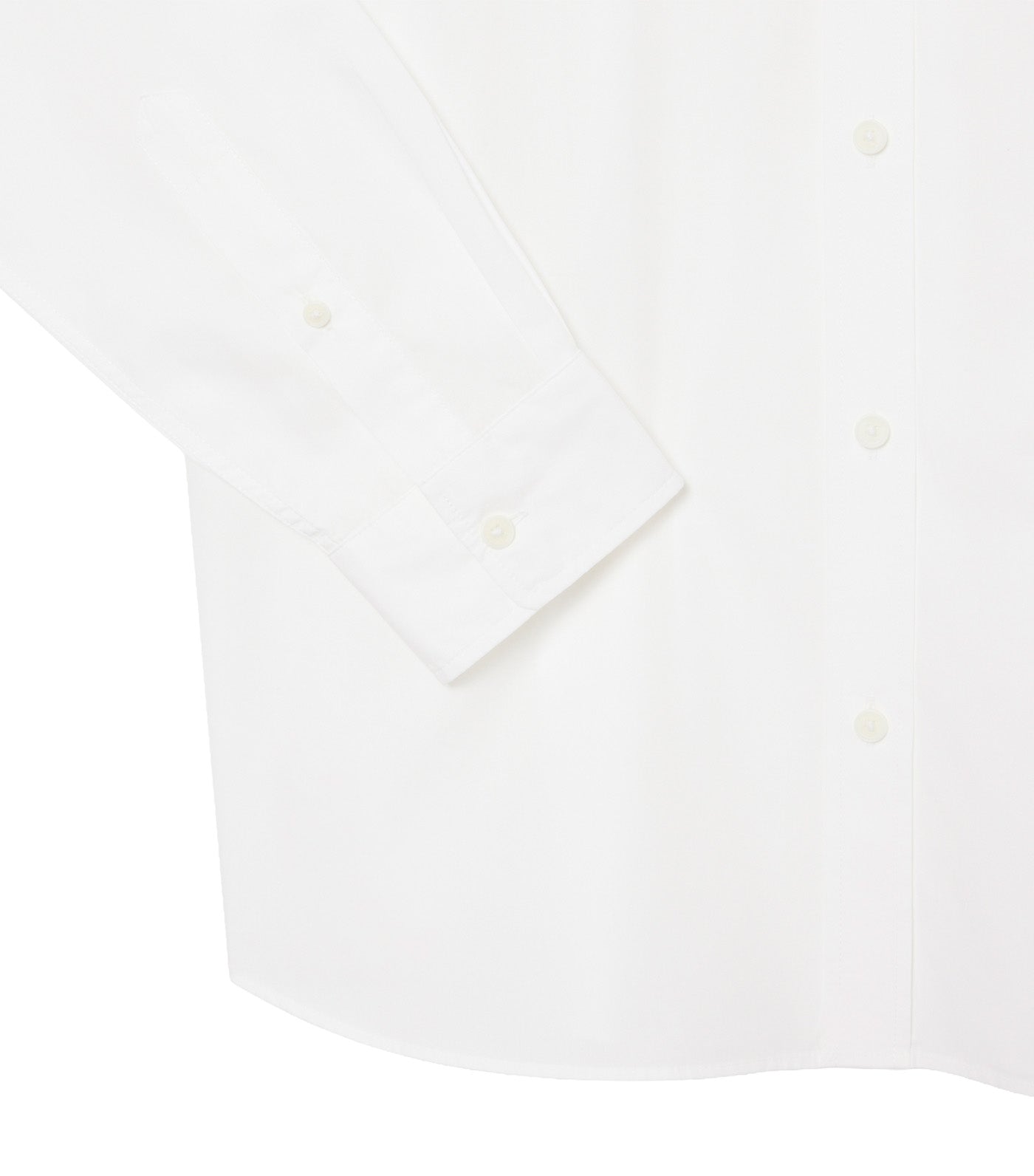Regular Fit Stretch Poplin Shirt White