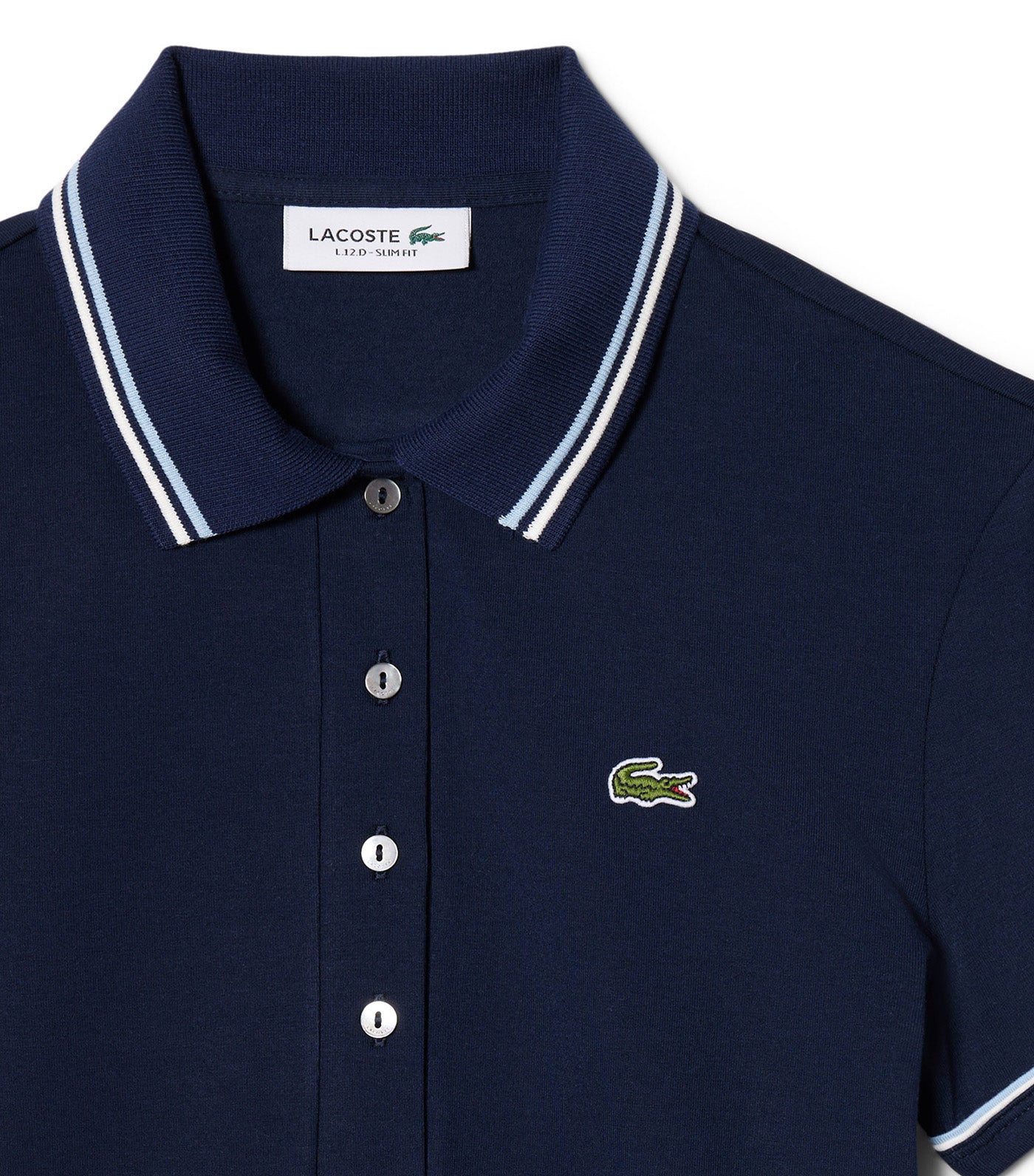 L.12.D Slim Fit Trim Detail Polo Shirt