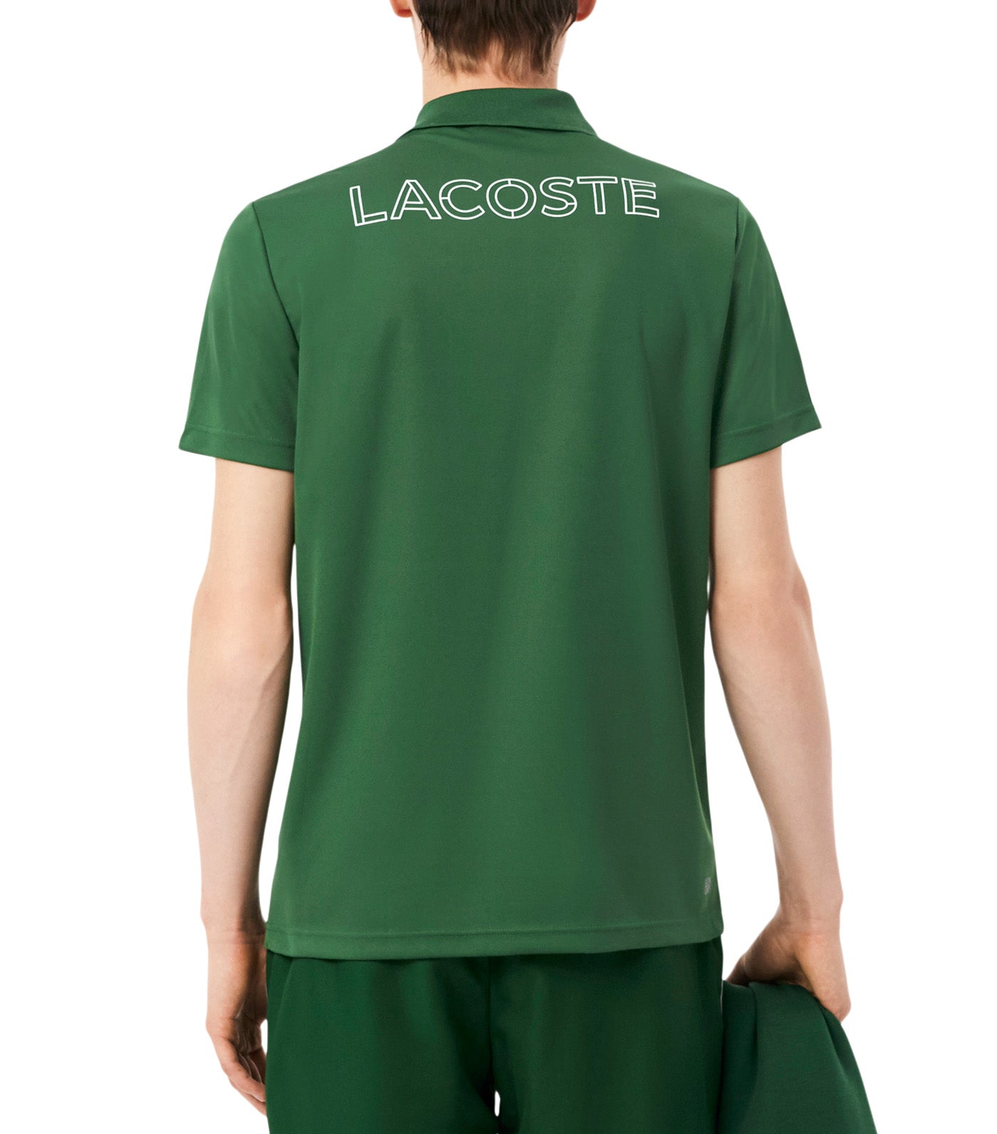 Ultra Dry Print Sport Polo Shirt Green
