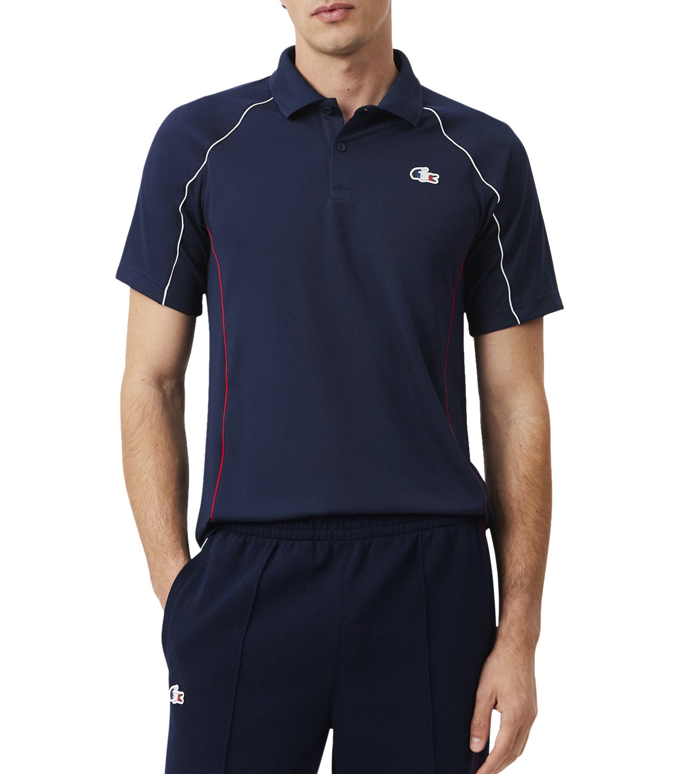French Tennis Team Polo Shirt Navy Blue