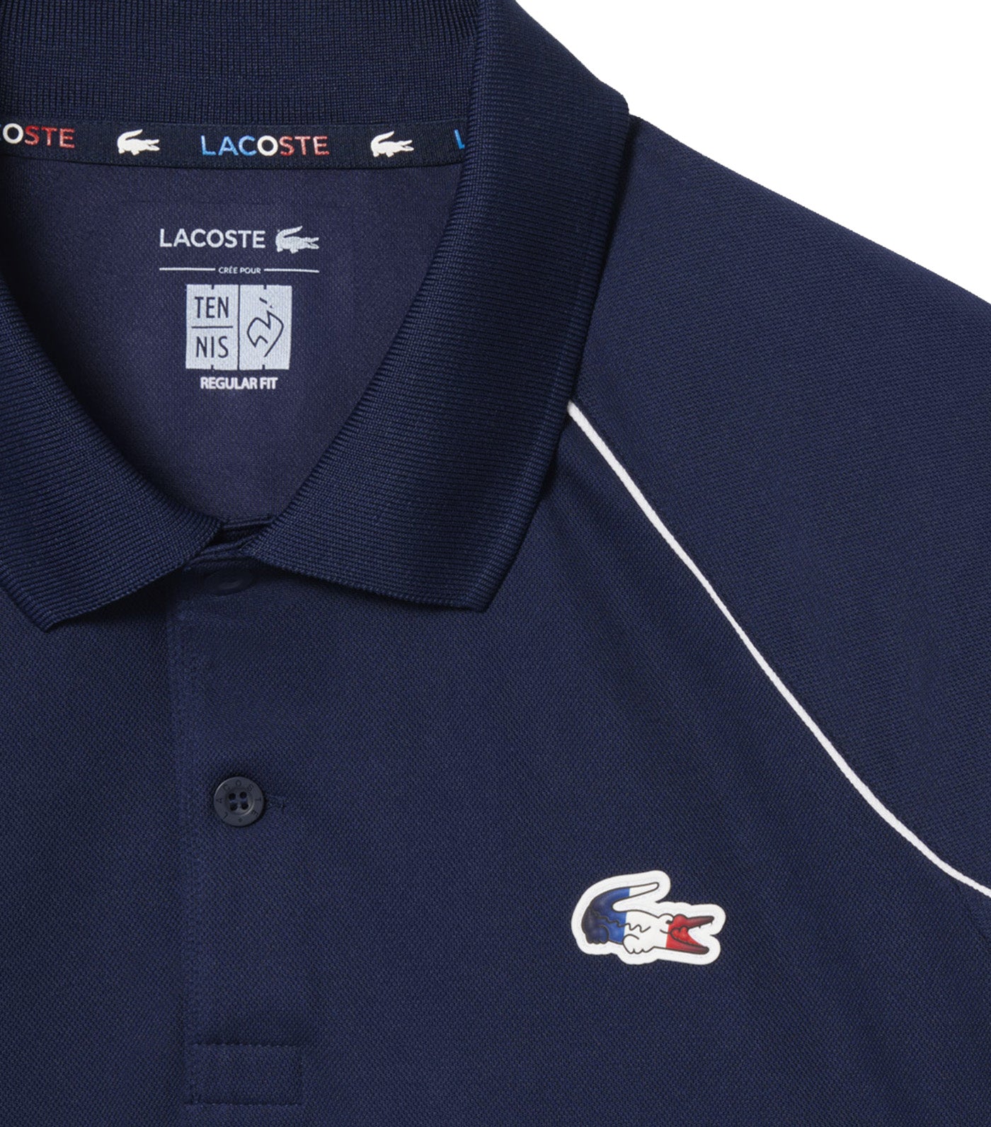French Tennis Team Polo Shirt Navy Blue